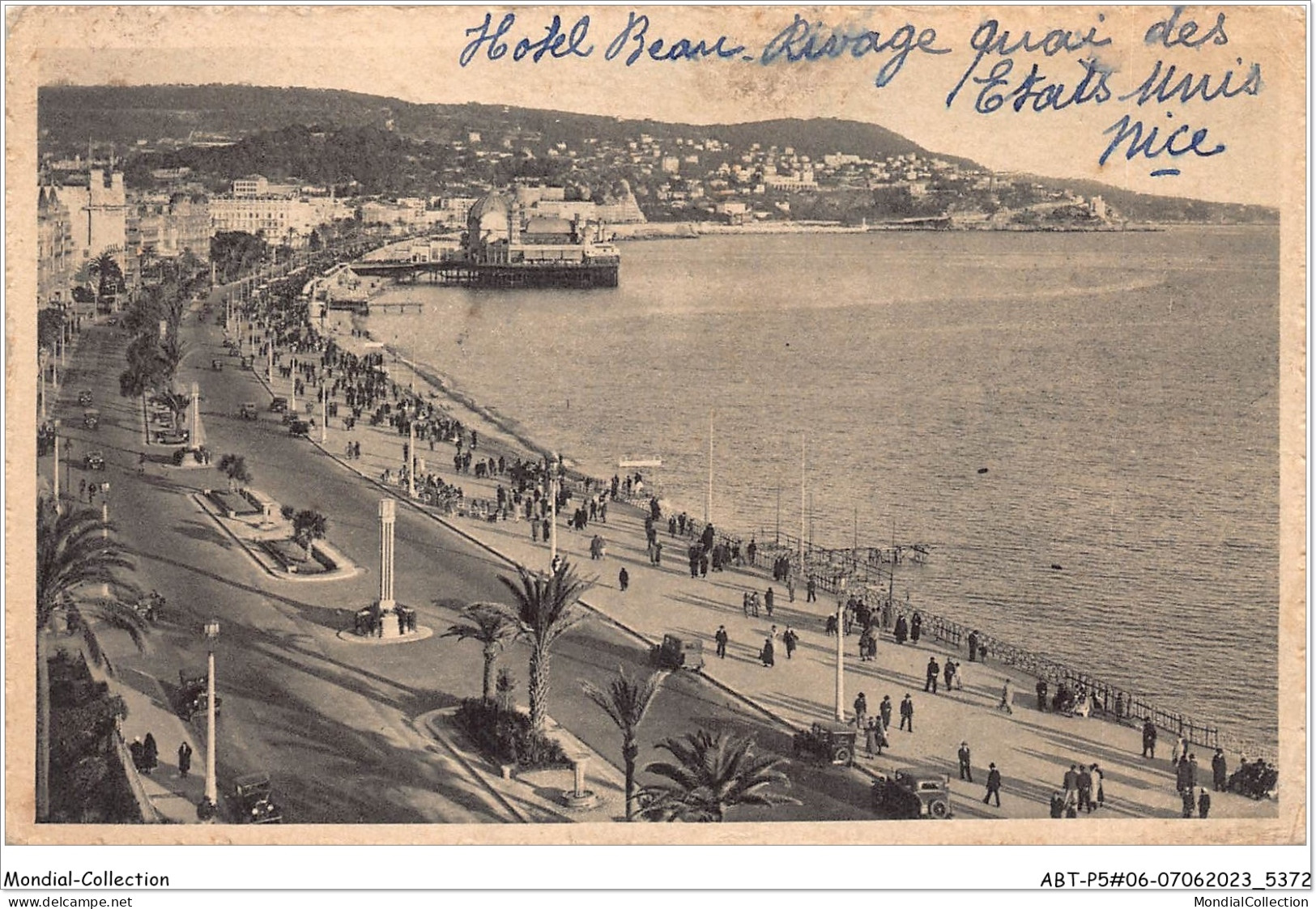ABTP5-06-0374 - NICE - Vue D'Ensemble De La Promenade Des Anglais  - Mehransichten, Panoramakarten