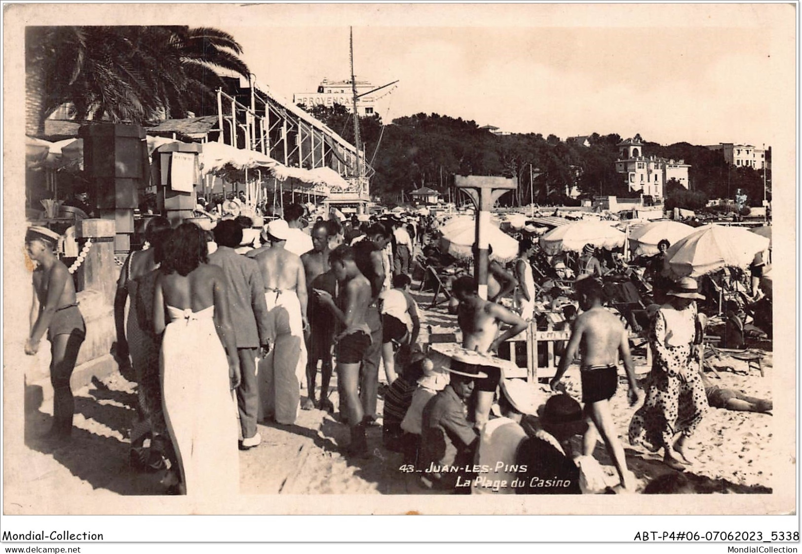 ABTP4-06-0357 - JUAN-LES-PINS - La Plage Du Casino - Juan-les-Pins