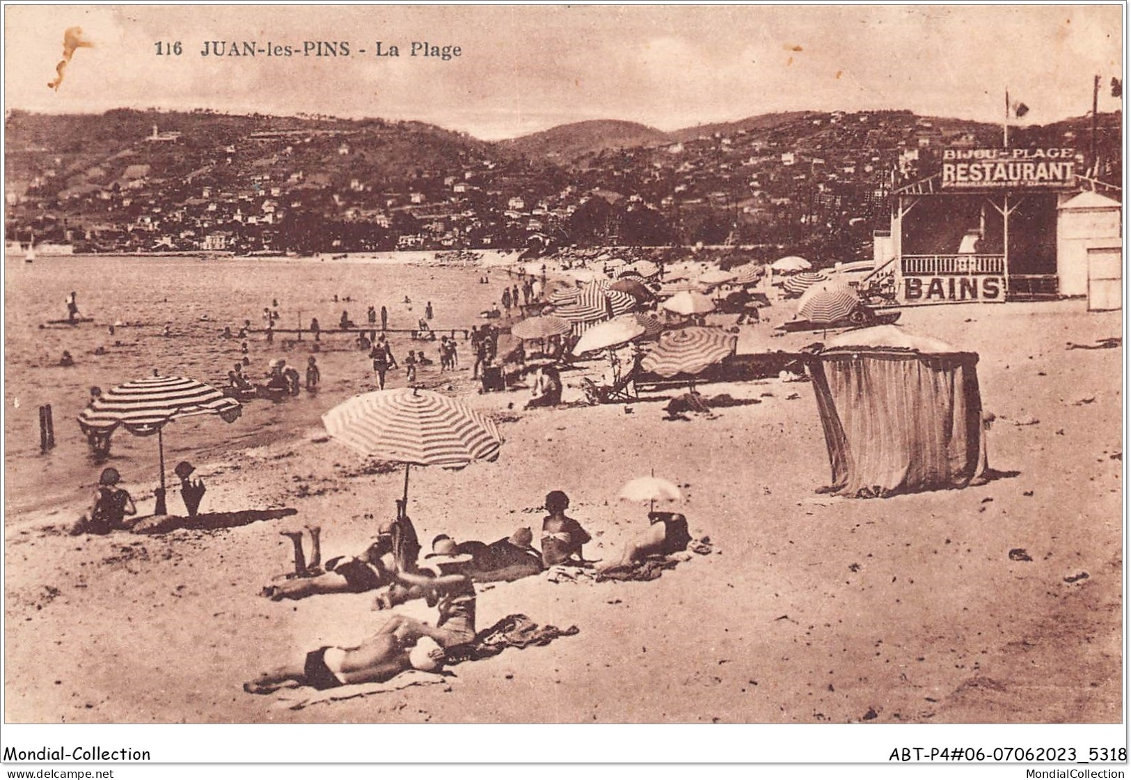 ABTP4-06-0347 - JUAN-LES-PINS - La Plage - Juan-les-Pins