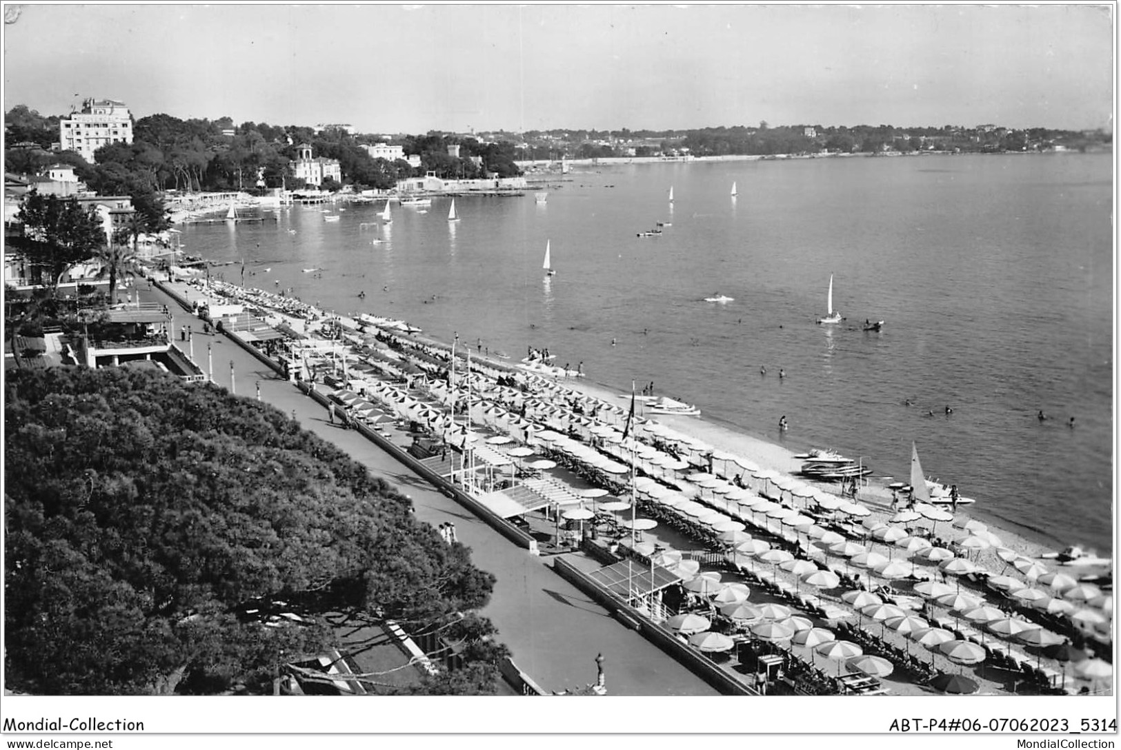 ABTP4-06-0345 - JUAN-LES-PINS - La Plage - Juan-les-Pins