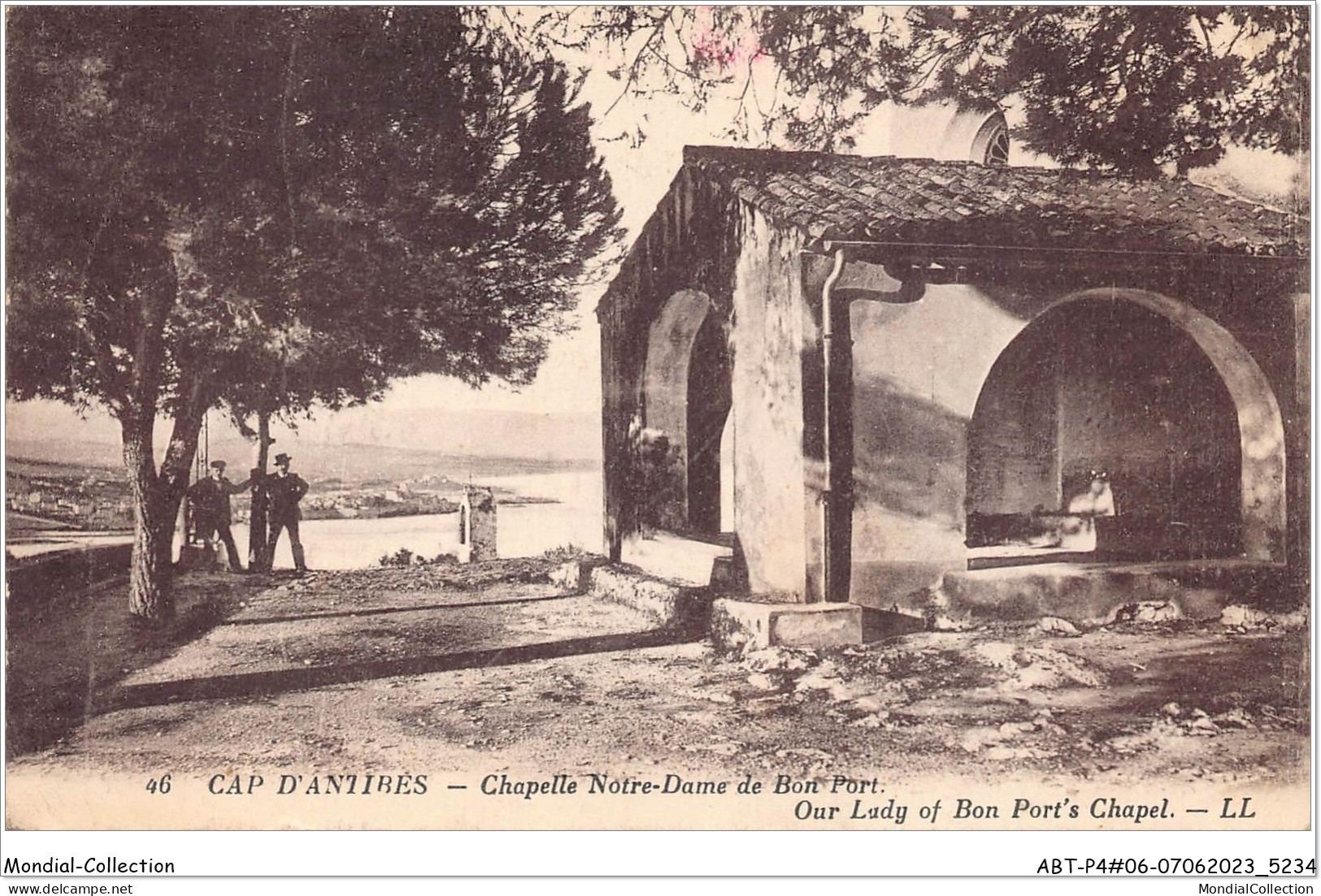 ABTP4-06-0305 - CAP D'ANTIBES - Chapelle Notre-Dame De Bon Port - Cap D'Antibes - La Garoupe