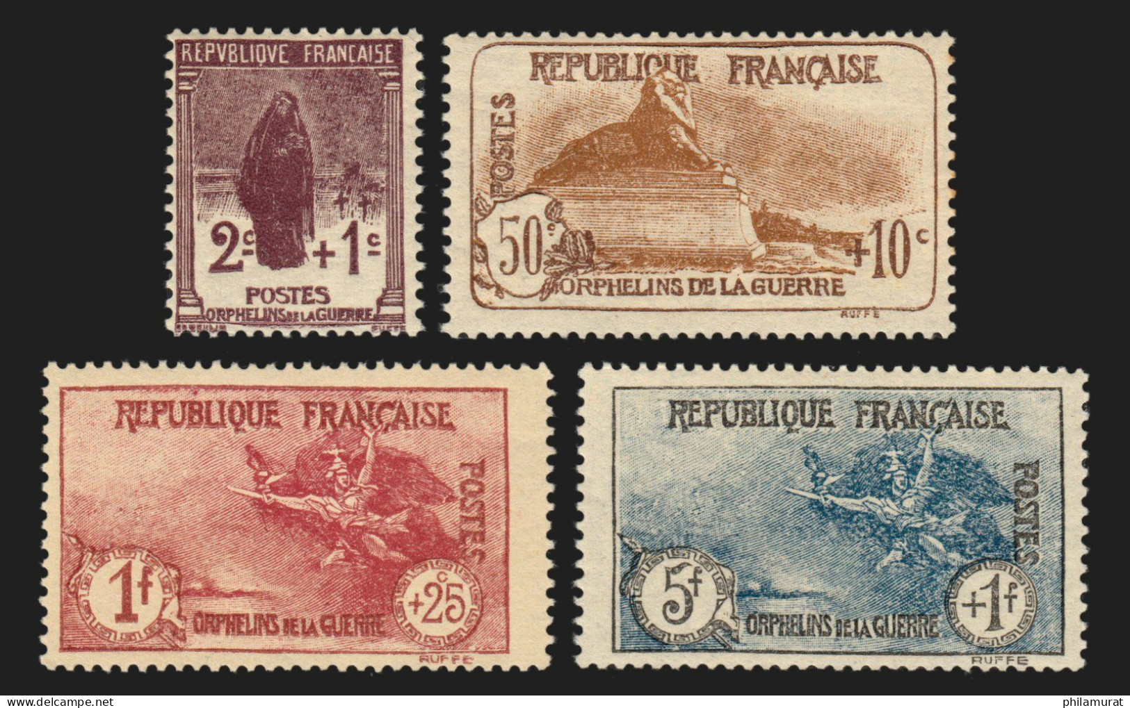 N°229/232, Orphelins De Guerre 1926-27, Neufs ** Sans Charnière - TB - Unused Stamps