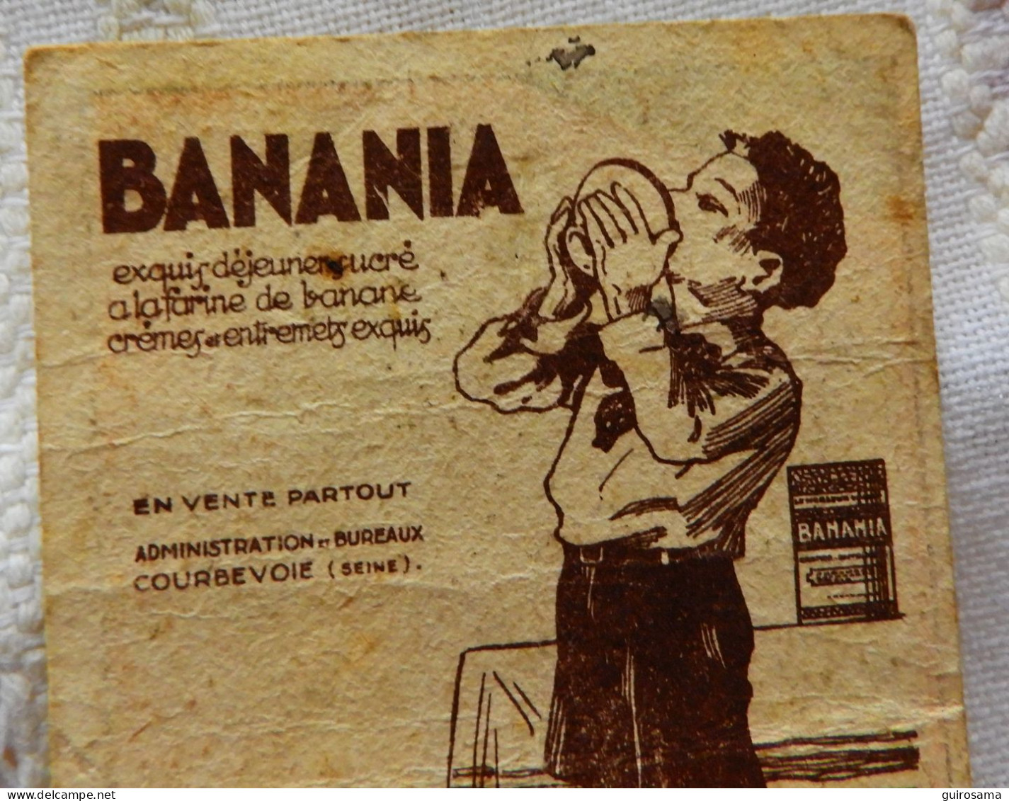 Banania N°6 : Bonhomme Bana Prit La Décision De Se Fixer Sur Tous Les Murs De France - Dess OKG - Banania