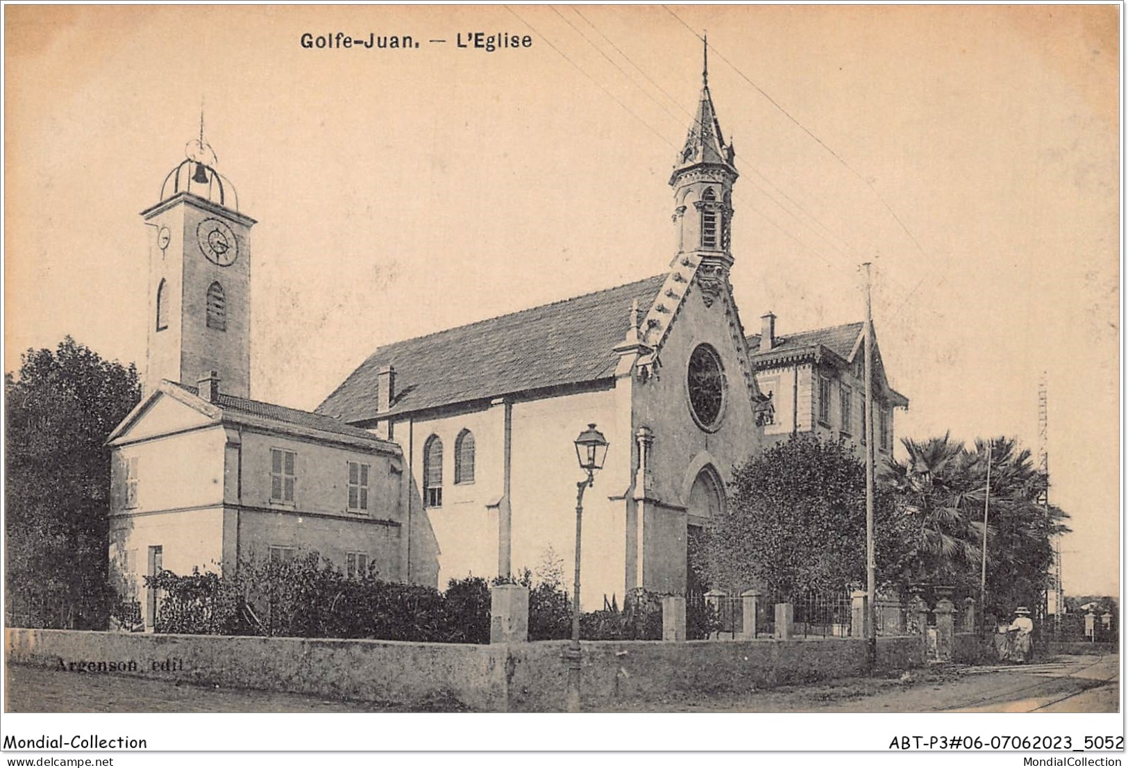 ABTP3-06-0214 - GOLFE JUAN - L'Eglise - Vallauris