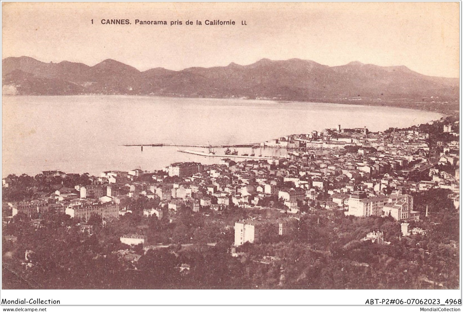 ABTP2-06-0172 - CANNES - Panorama Pris De La Californie - Cannes