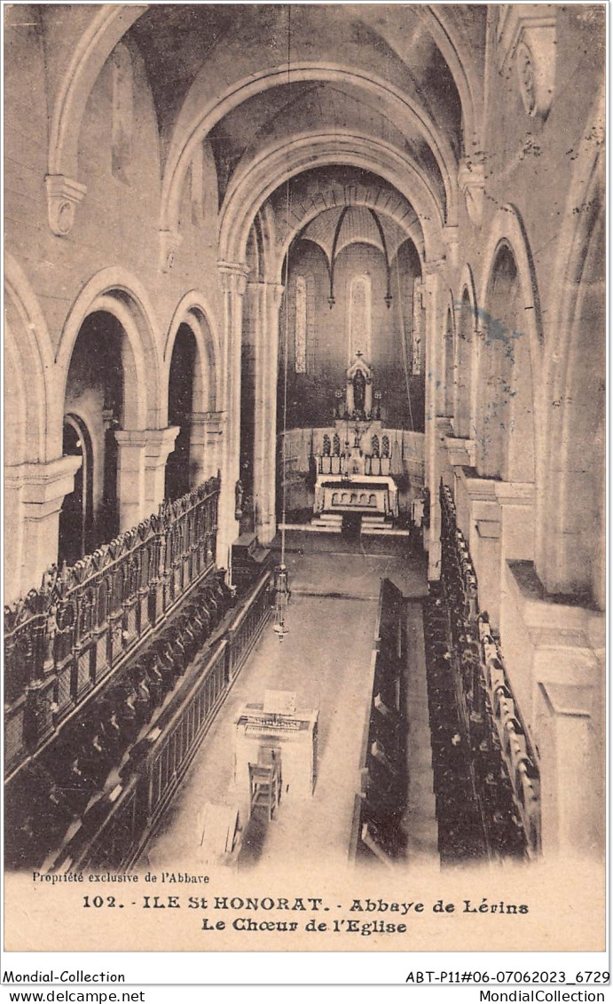 ABTP11-06-1056 - L'ILE SAINT-HONORAT - Abbaye De Lerine - Le Choeur De L'Eglise - Sonstige & Ohne Zuordnung