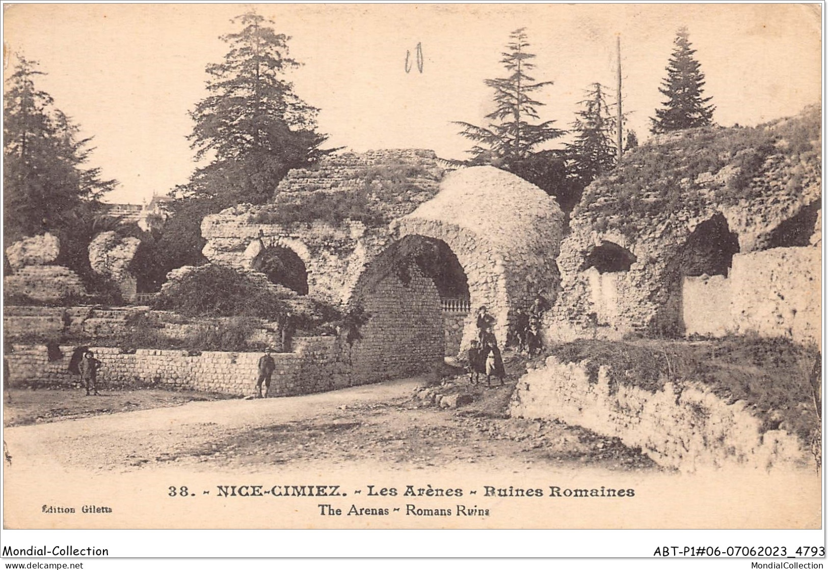 ABTP1-06-0084 - NICE-Cimiez - Les Arenes - Les Ruines Romaines - Monuments, édifices