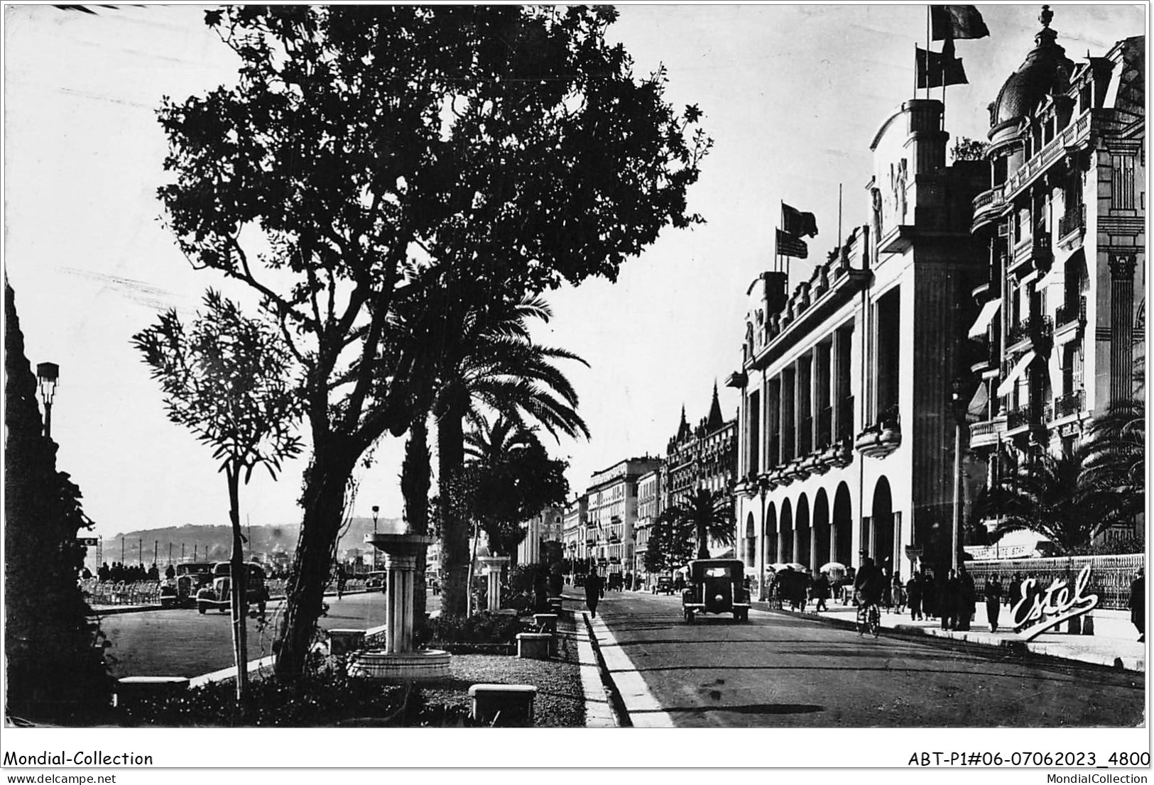 ABTP1-06-0088 - NICE - Promenade Des Anglais Et Le Palais De La Mediterranee - Plazas