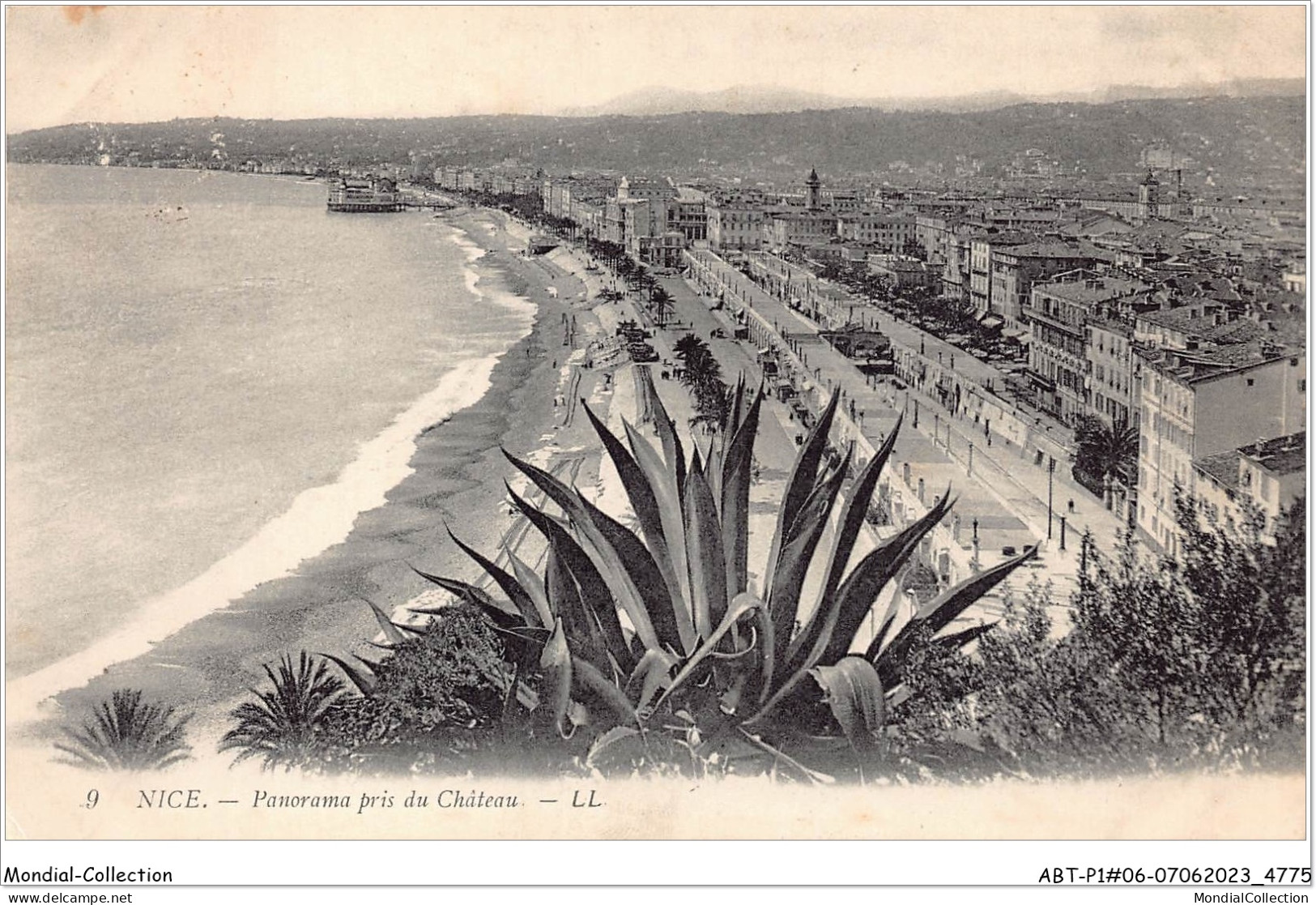 ABTP1-06-0075 - NICE - Panorama Pris Du Chateau - Parks, Gärten