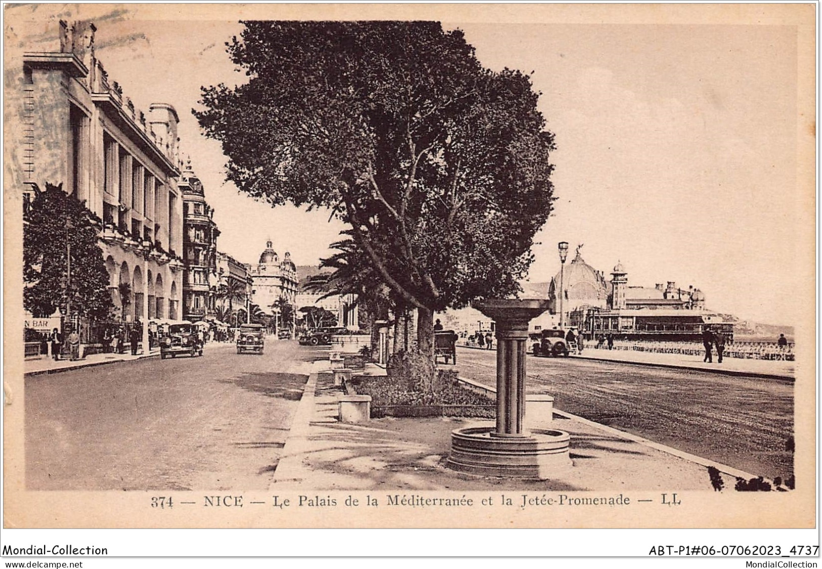 ABTP1-06-0056 - NICE - Le Palais De La Mediterrane Et La Jete-Promenade - Plätze