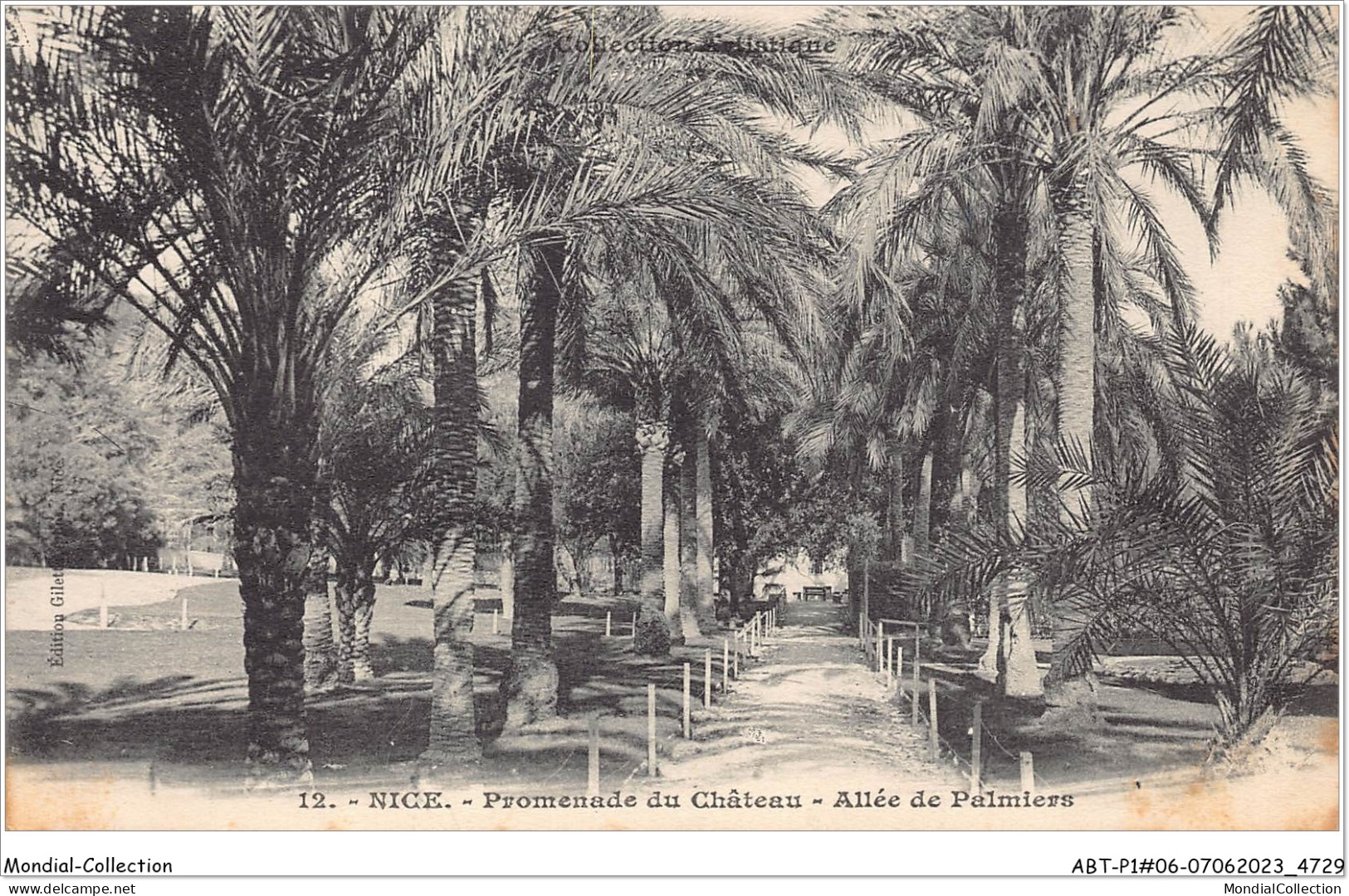 ABTP1-06-0052 - NICE - Promenade Du Chateau - Alle De Palmiers - Parks, Gärten