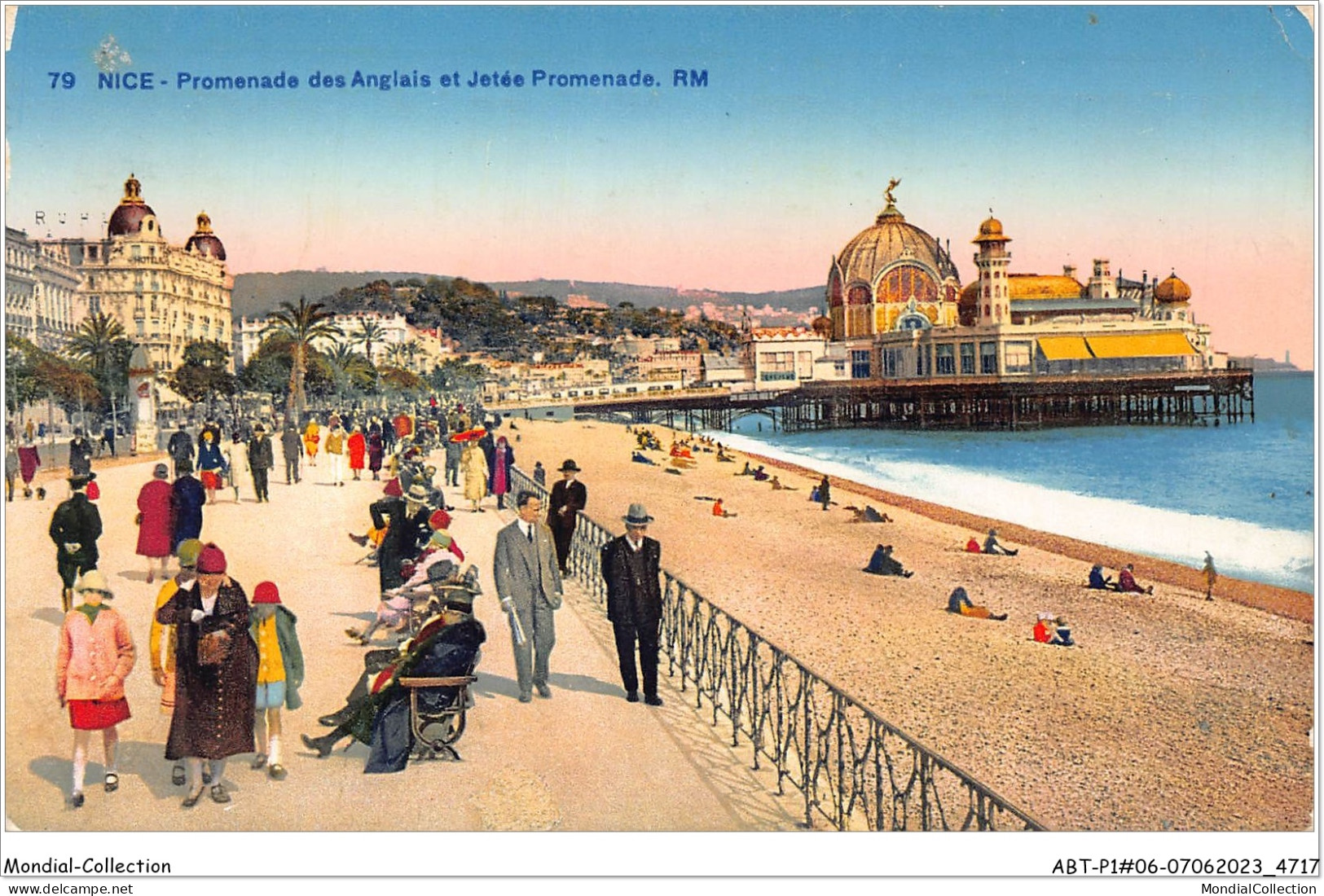 ABTP1-06-0046 - NICE - Promenade Des Anglais Et Jete Promenade  - Squares