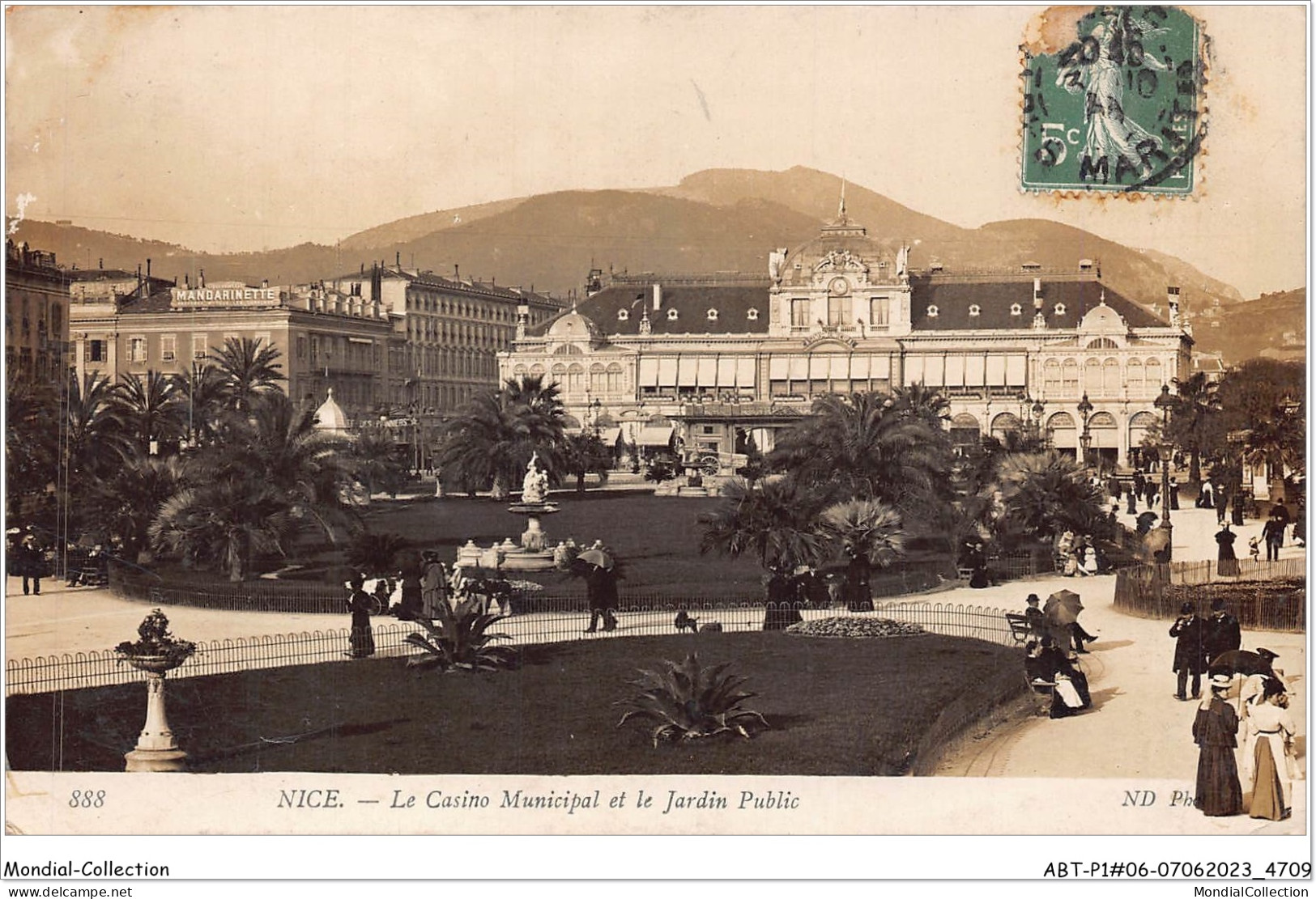ABTP1-06-0042 - NICE - Le Casino Municipale Et Le Jardin Public - Parks, Gärten