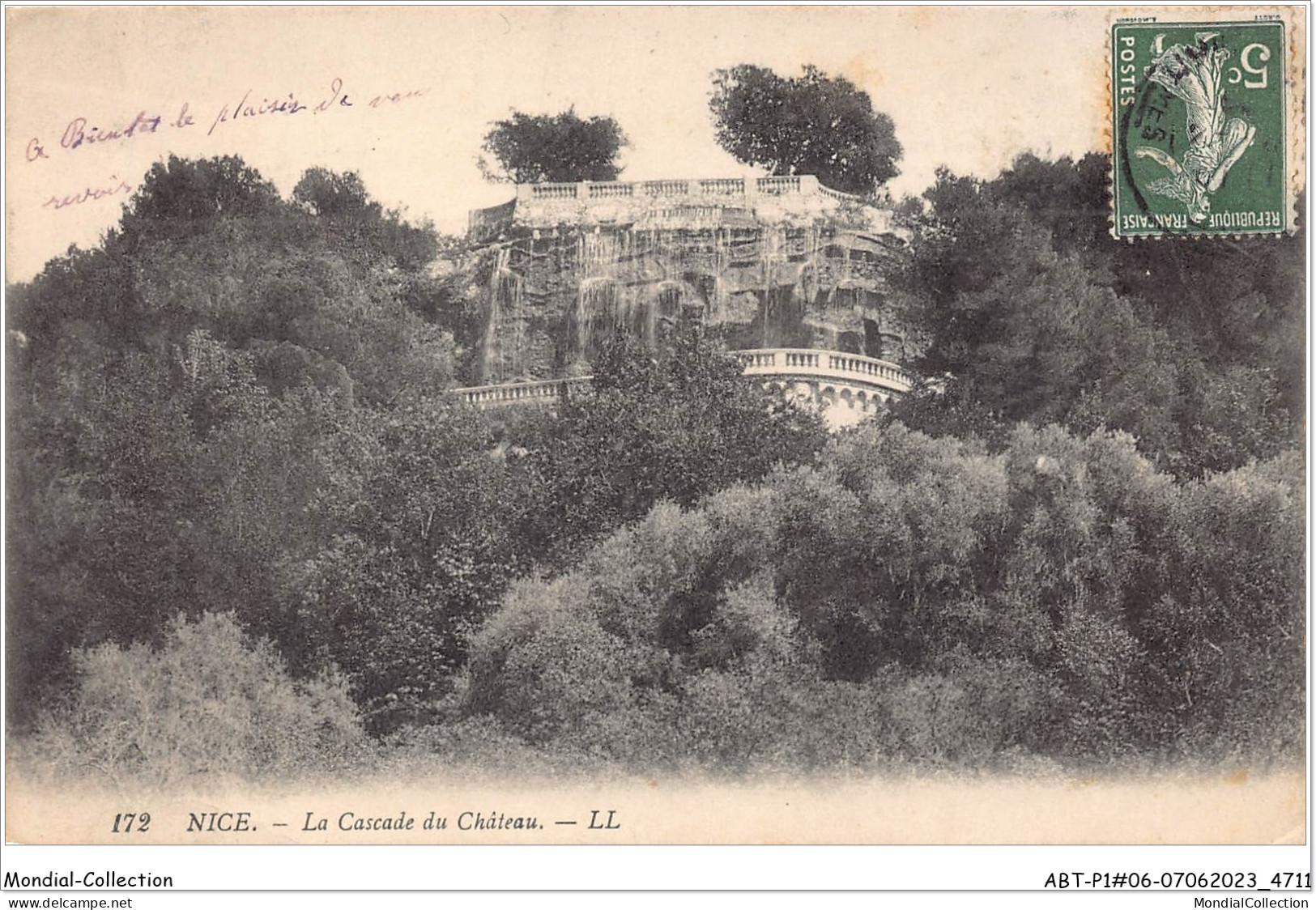 ABTP1-06-0043 - NICE - La Cascade Du Chateau  - Mehransichten, Panoramakarten