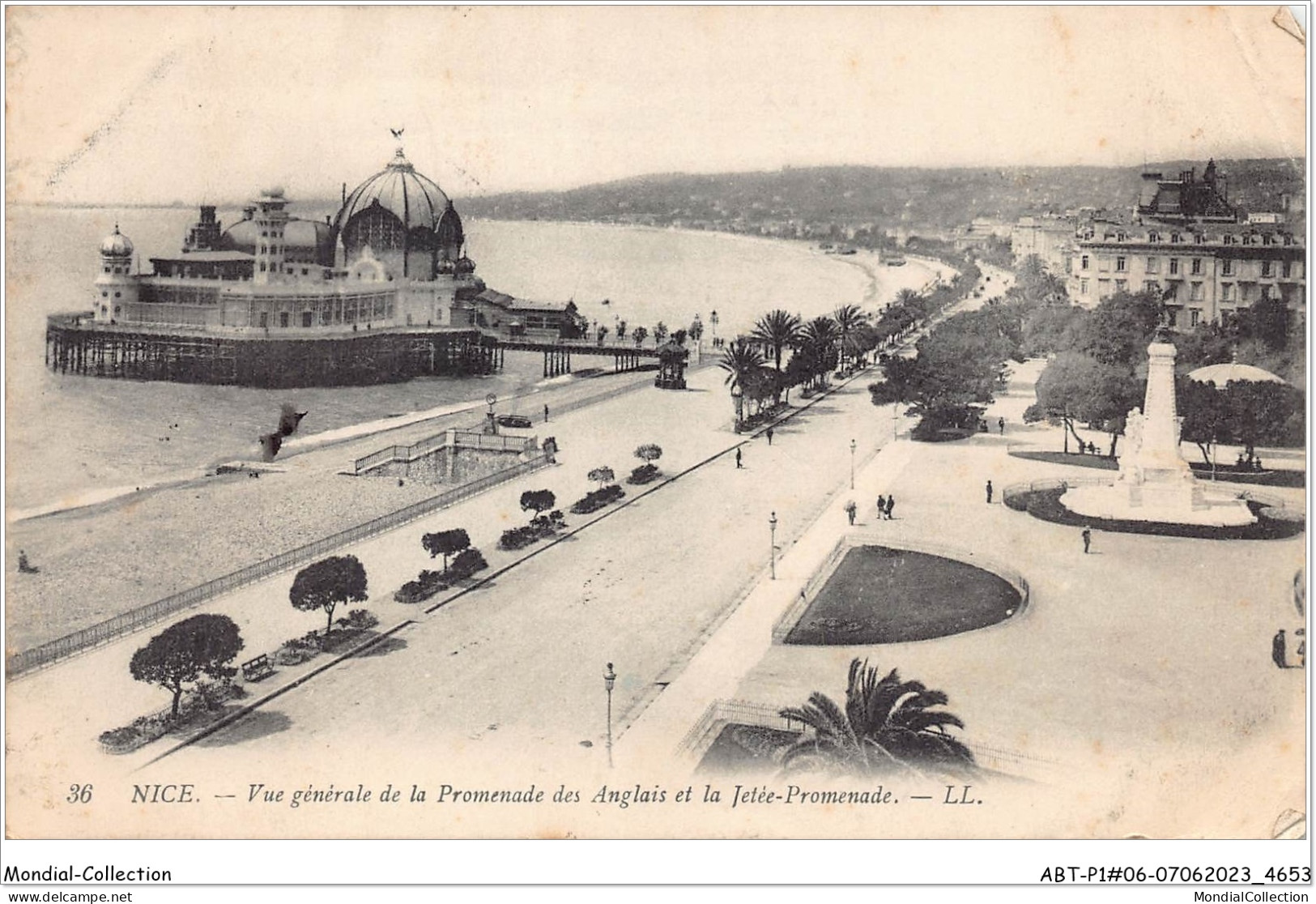 ABTP1-06-0013 - NICE - Vue Generale De La Promenade Des Anglais Et La Jete-Promenade - Panoramic Views