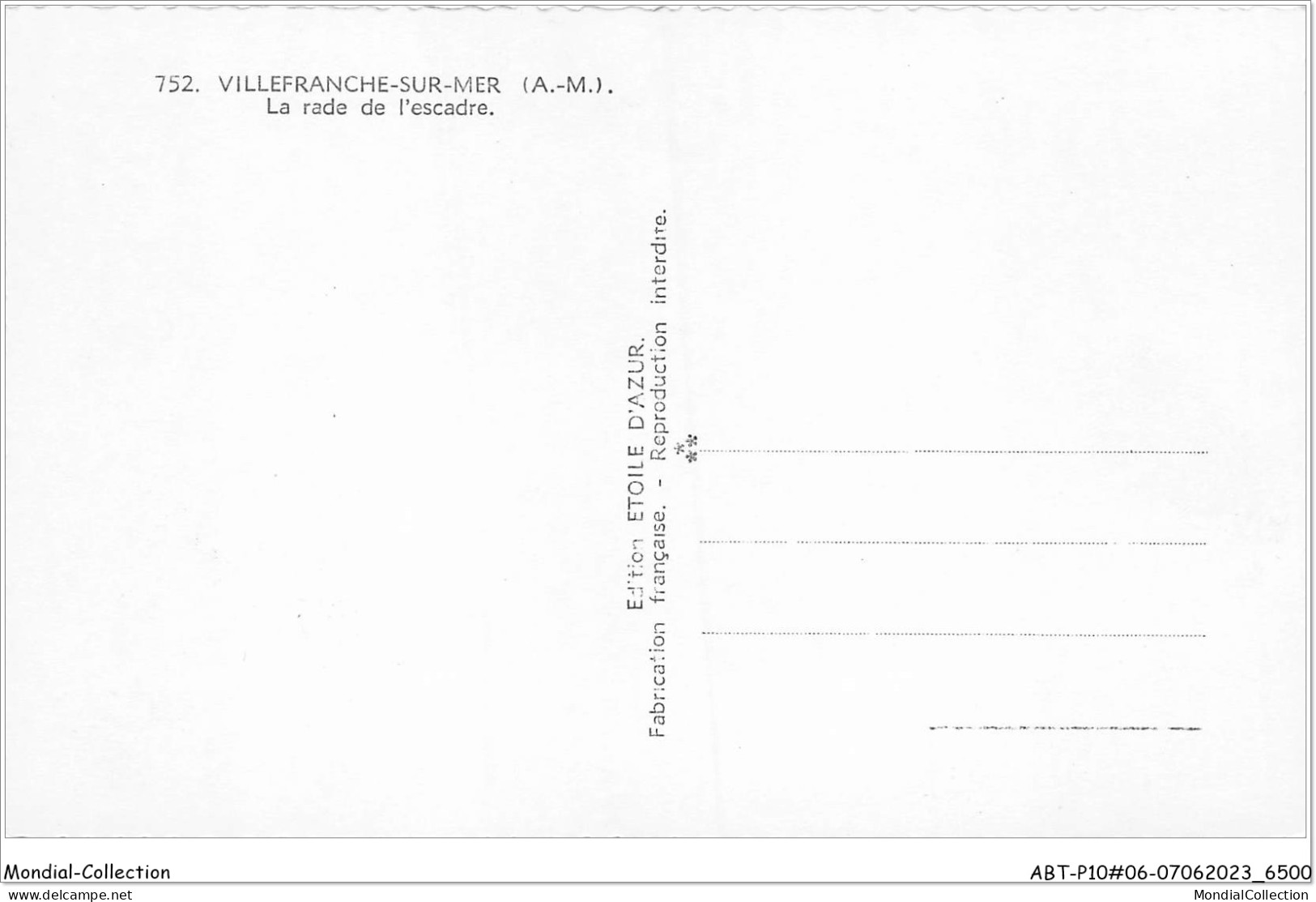 ABTP10-06-0941 - VILLEFRANCHE-SUR-MER - La Rade De L'Escadre - Villefranche-sur-Mer