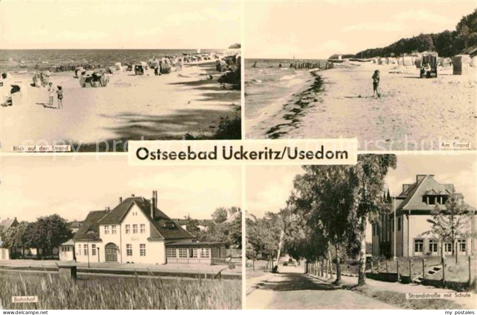 72634605 Usedom Ueckeritz Strand Bahnhof Strandstrasse Schule Usedom - Usedom