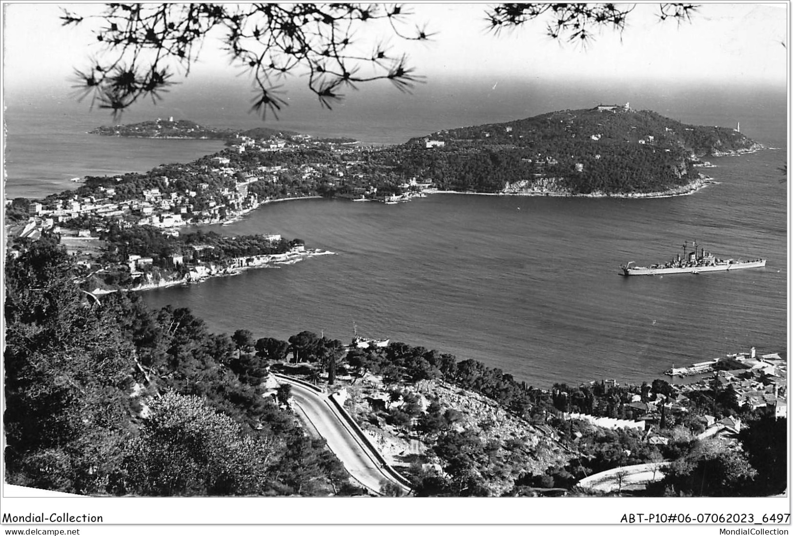 ABTP10-06-0940 - VILLEFRANCHE-SUR-MER- Vue Sur Le Baie Et Le Cap Ferrat - Villefranche-sur-Mer