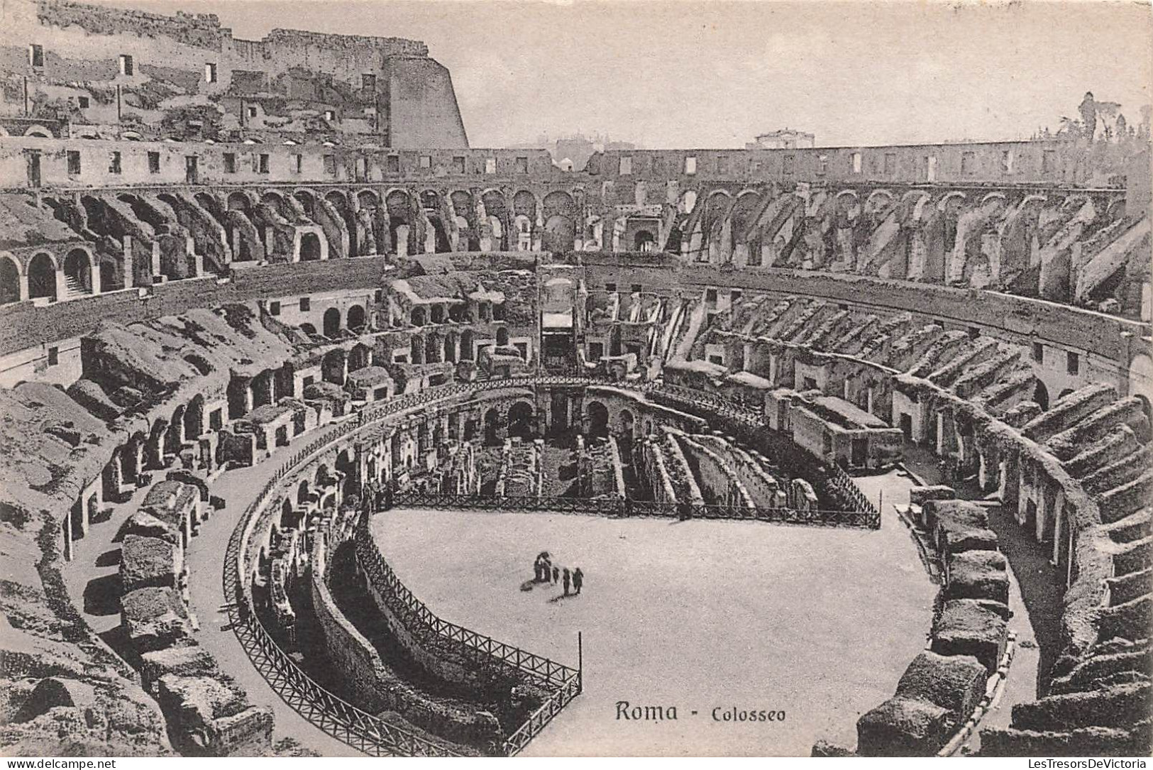 ITALIE - Roma - Colossea - Animé - Vue Générale - Carte Postale Ancienne - Colosseum