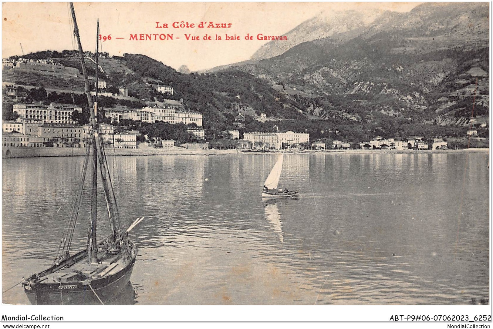 ABTP9-06-0816 - MENTON - Vue De La Baie Garavan - Menton