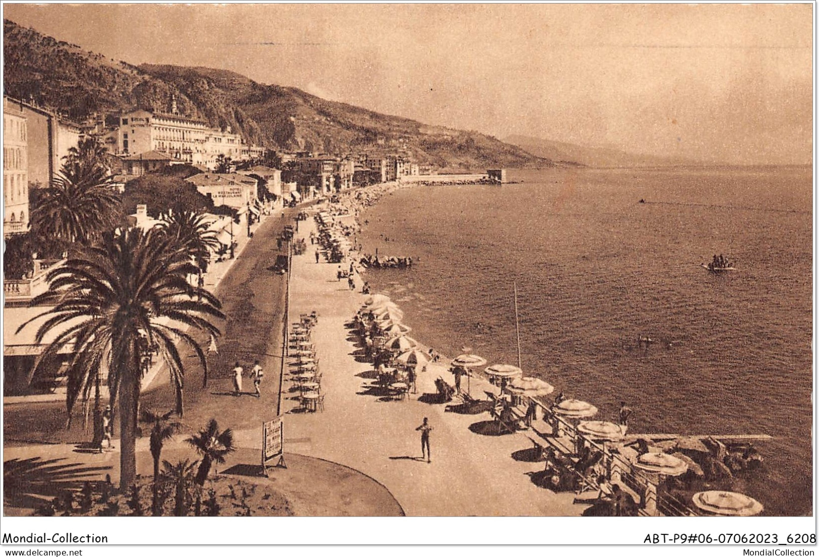 ABTP9-06-0794 - MENTON - Promenade Au Bord Du Mer - Menton