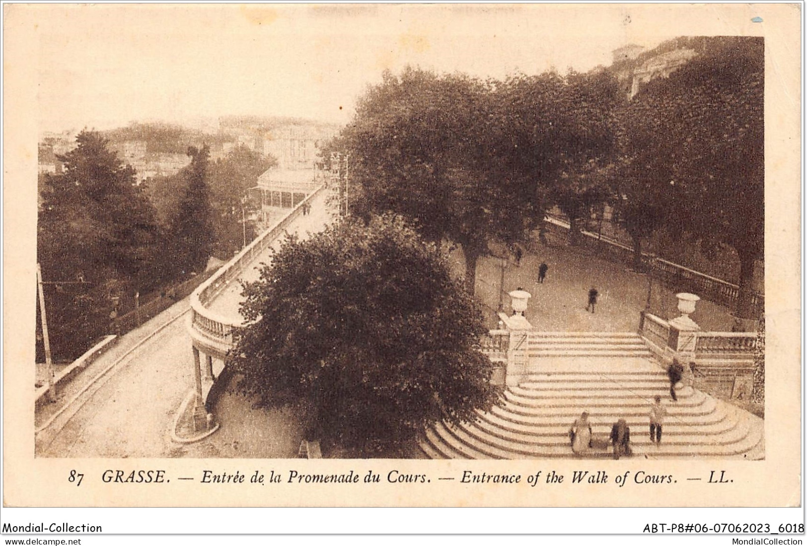 ABTP8-06-0699 - GRASSE - Entree De La Promenade Du Cour - Grasse