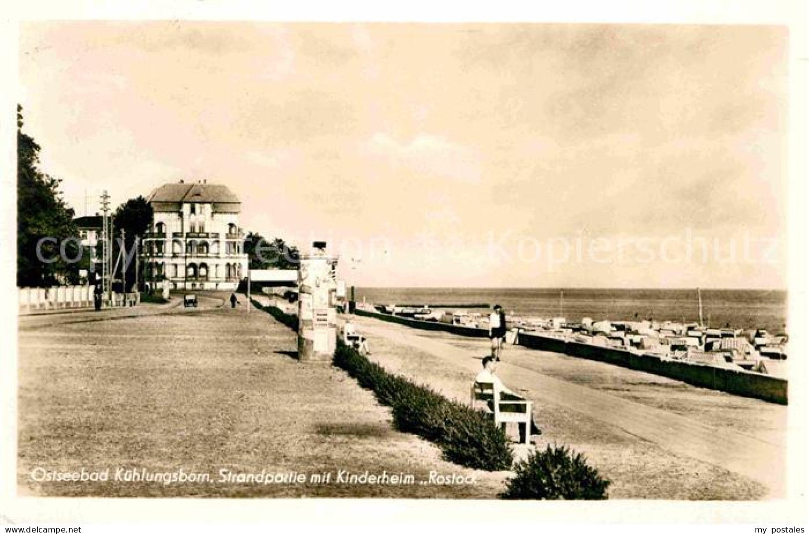 72634573 Kuehlungsborn Ostseebad Strandpartie Kinderheim Rostock Kuehlungsborn - Kühlungsborn