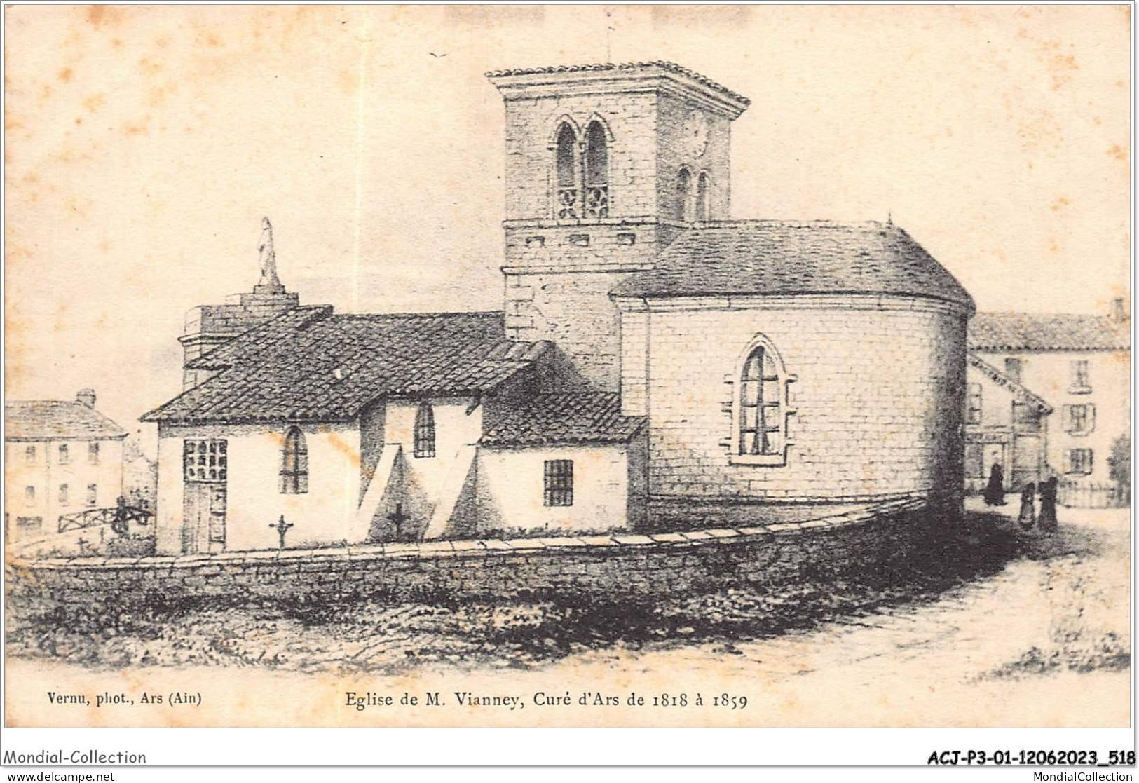 ACJP3-01-0209 -  Eglise De M.Vianney ,Curé D'arts De 1818 à 1859 - Ars-sur-Formans