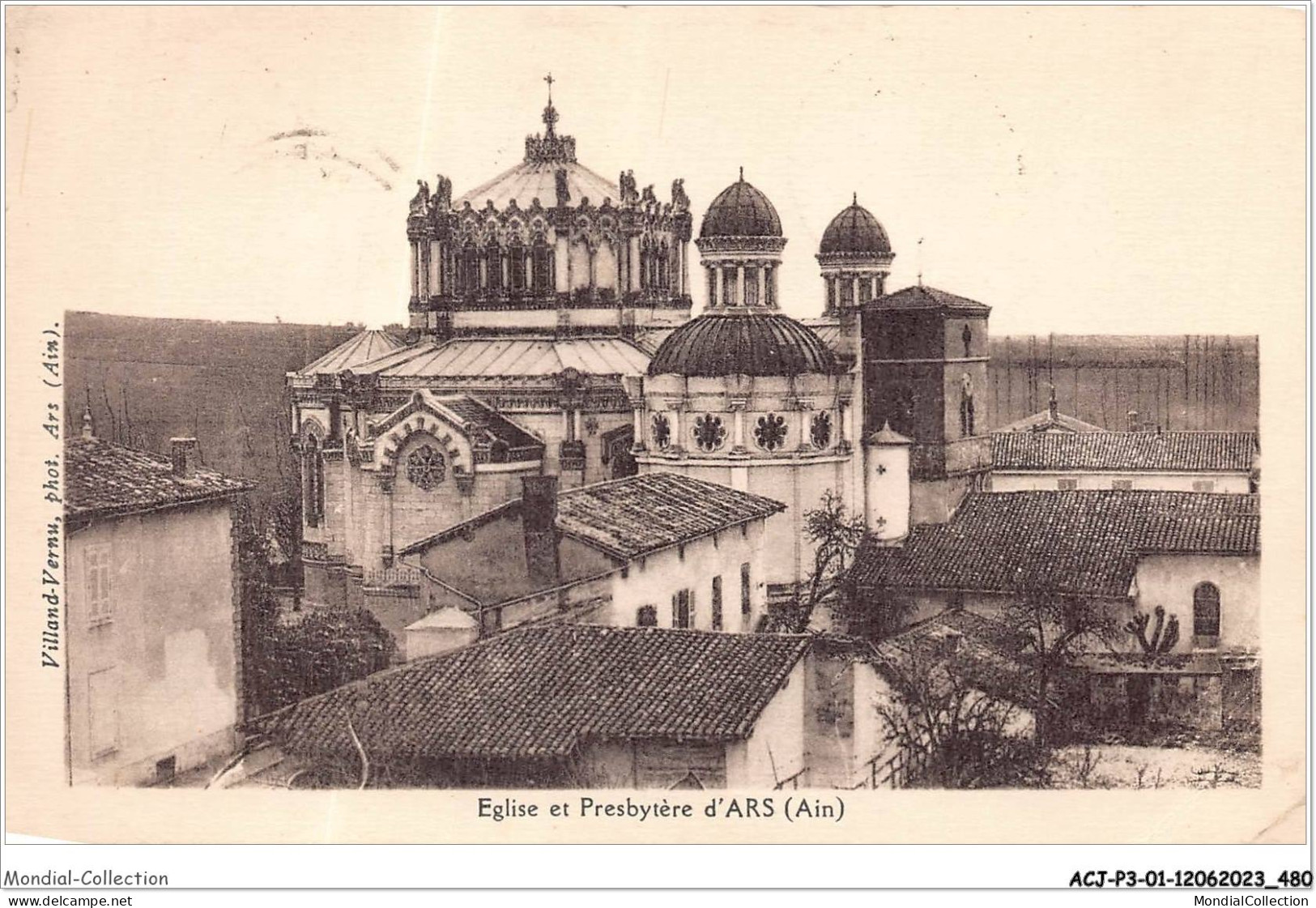 ACJP3-01-0190 -  Eglise Et Presbytere D'ARS - Ars-sur-Formans