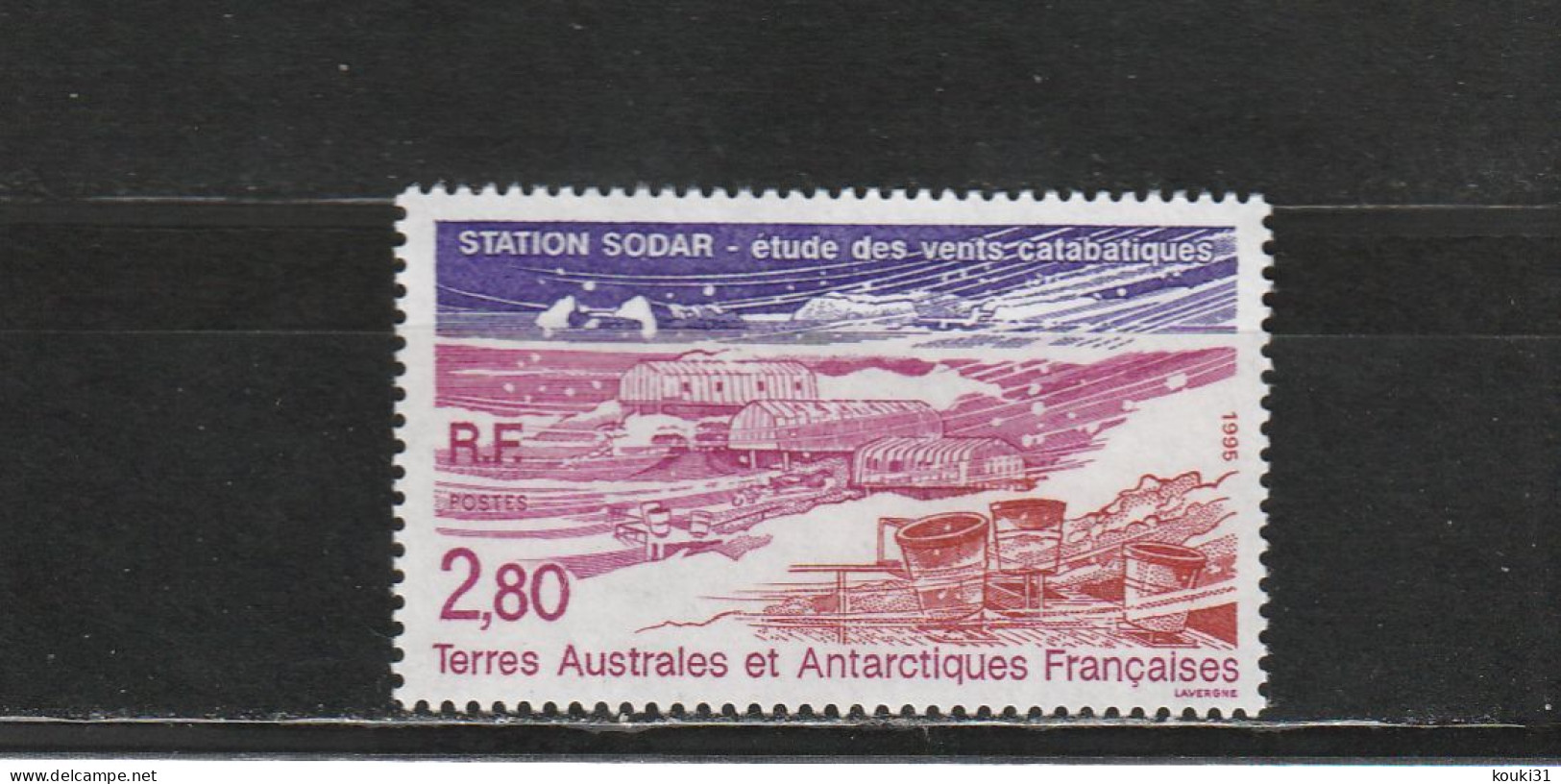 TAAF YT 199 ** : Vents Catabatiques - 1995 - Unused Stamps