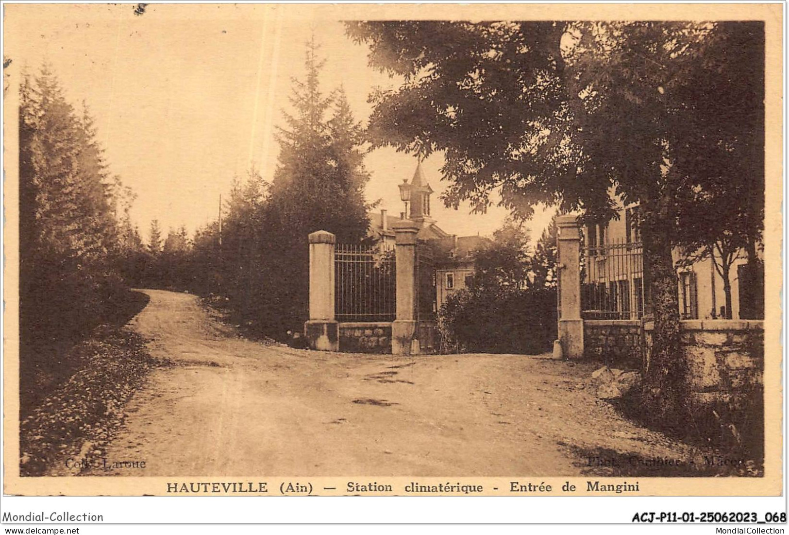 ACJP11-01-0968 - HAUTEVILLE  - Station Climatérique - Entrée De Mangini - Hauteville-Lompnes