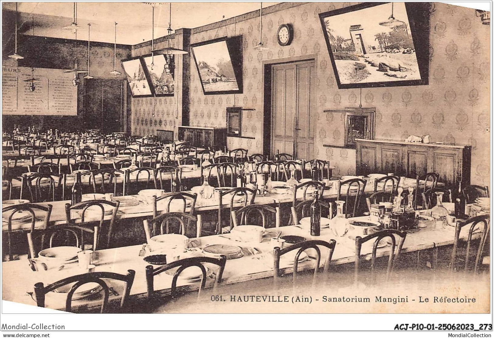 ACJP10-01-0940 - HAUTEVILLE - Sanatorium Mangini - Le Réfectoire - Hauteville-Lompnes