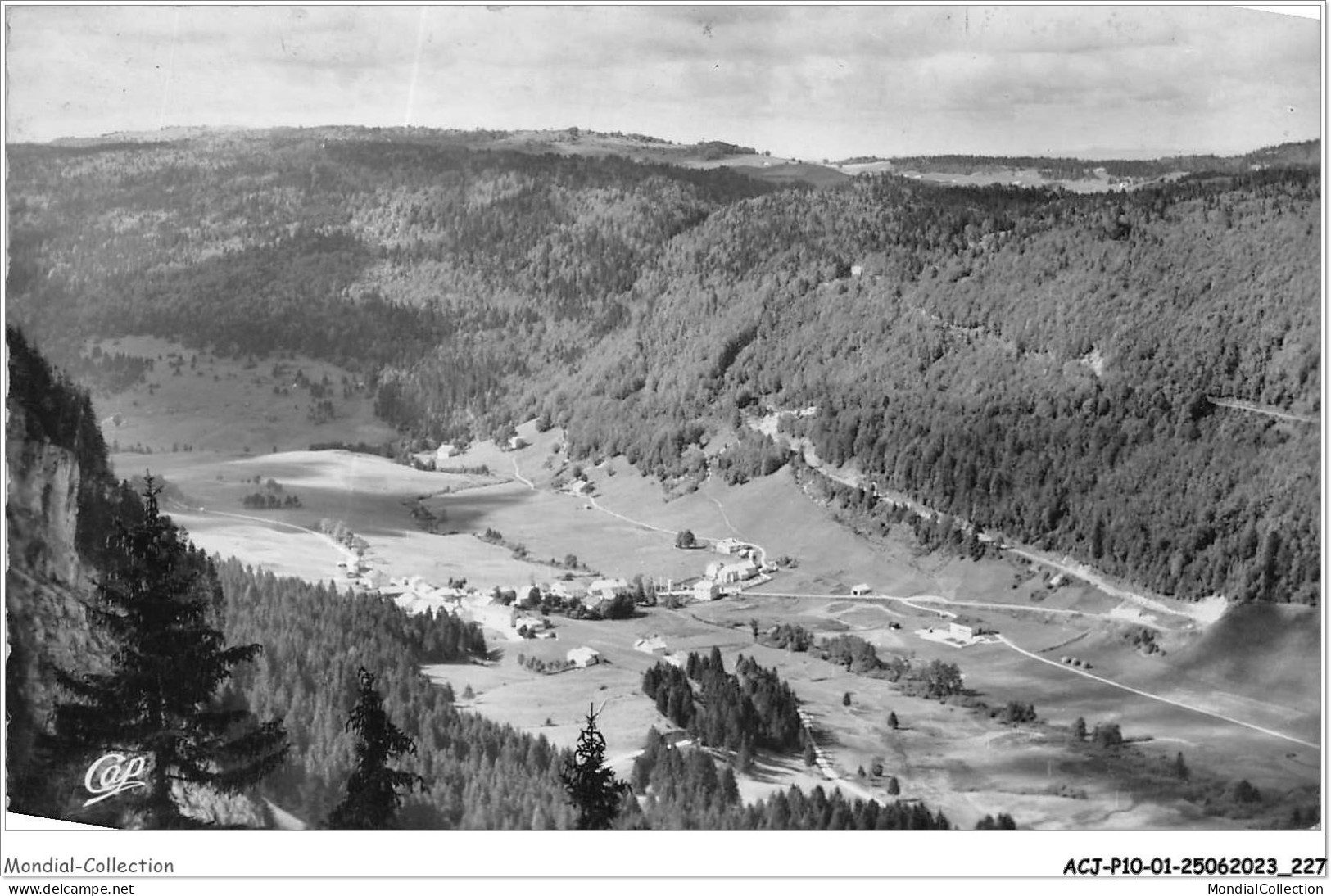 ACJP10-01-0917 - GEX - La Vallée De Mijoux - Vue Du Col De La Faucille  - Gex