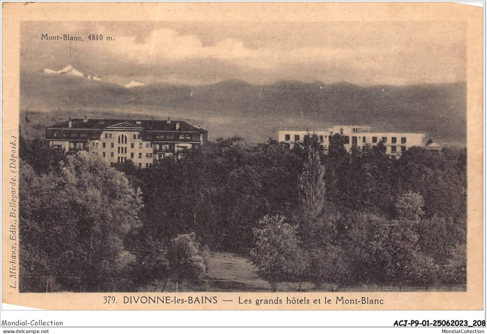 ACJP9-01-0813 -  DIVONNE-LES-BAINS - Les Grands Hotels Et Le Mont-Blanc  - Divonne Les Bains