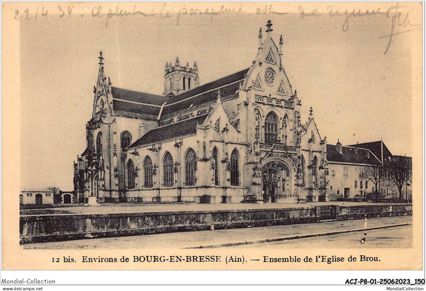 ACJP8-01-0690 -  BOURG - Eglise De BROU - Ensemble De L'Eglise De Brou  - Brou - Kirche