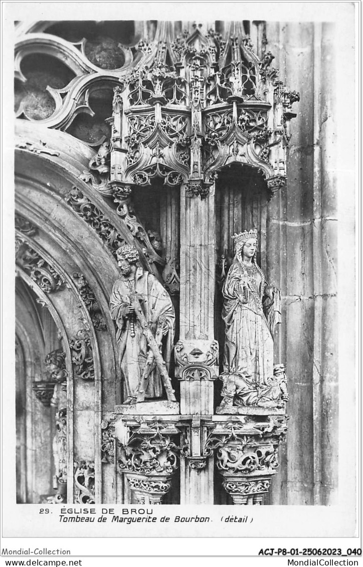 ACJP8-01-0635 - BOURG - Eglise De Brou - Tombeau De Marguerite De Bourbon  - Brou - Iglesia