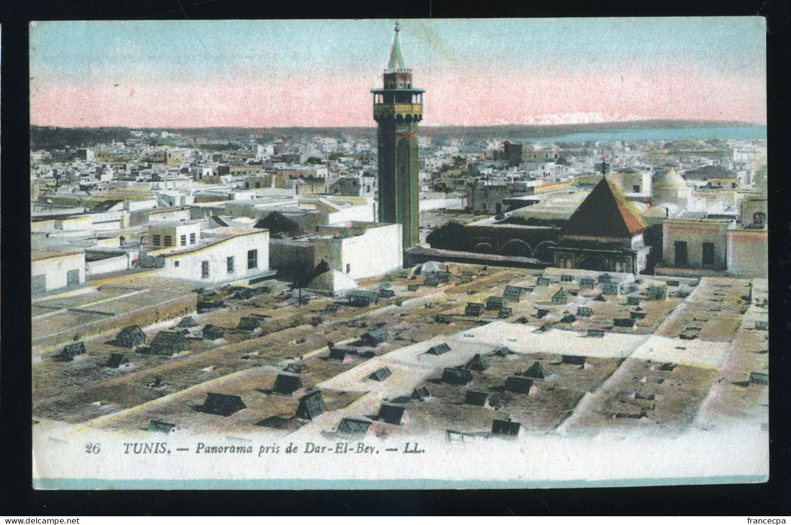966 - TUNISIE - TUNIS - Panorama Pris De Dar El Ber - Tunisie