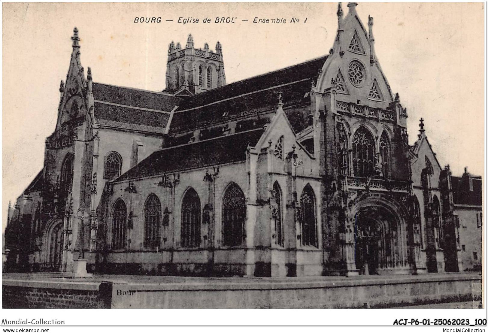 ACJP6-01-0471 - BOURG - Eglise De Brou - Ensemble  - Eglise De Brou