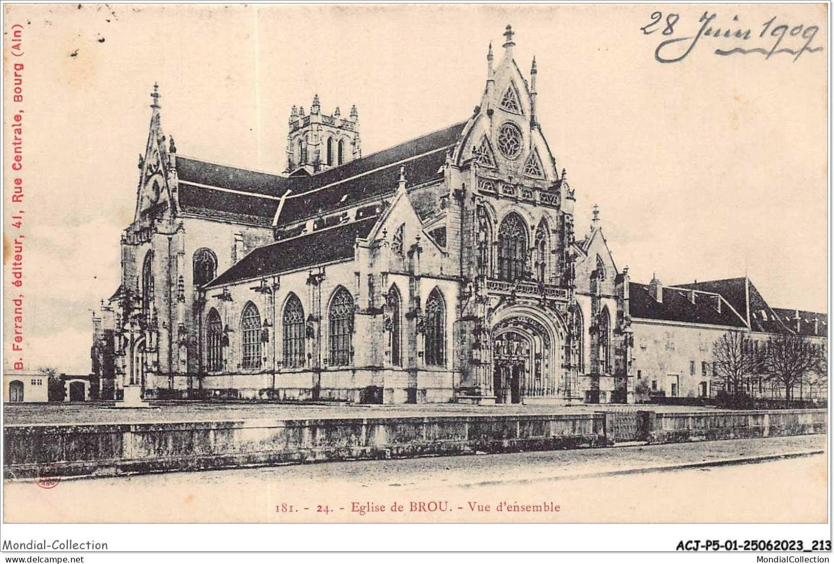 ACJP5-01-0425 - BOURG - Eglise De Brou - Vue D'ensemble  - Otros & Sin Clasificación
