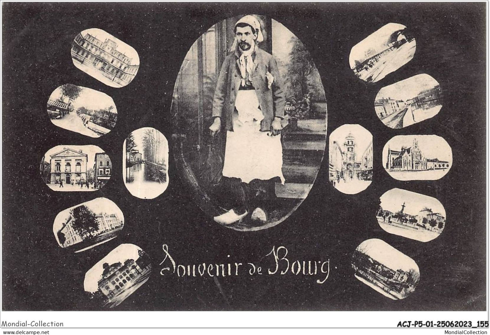 ACJP5-01-0396 - BOURG - Souvenir De Bourg  - Sonstige & Ohne Zuordnung