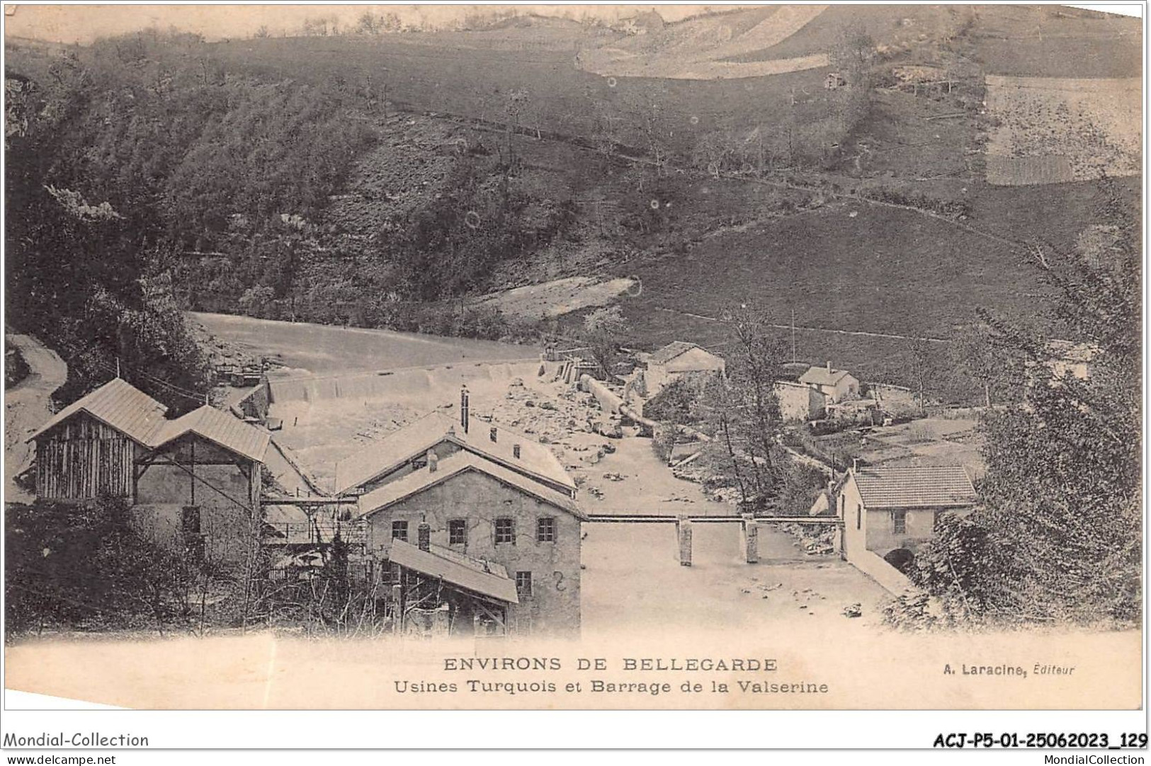ACJP5-01-0383 - BELLEGARDE - Usines Turquois Et Barrage De La Valserine - Bellegarde-sur-Valserine