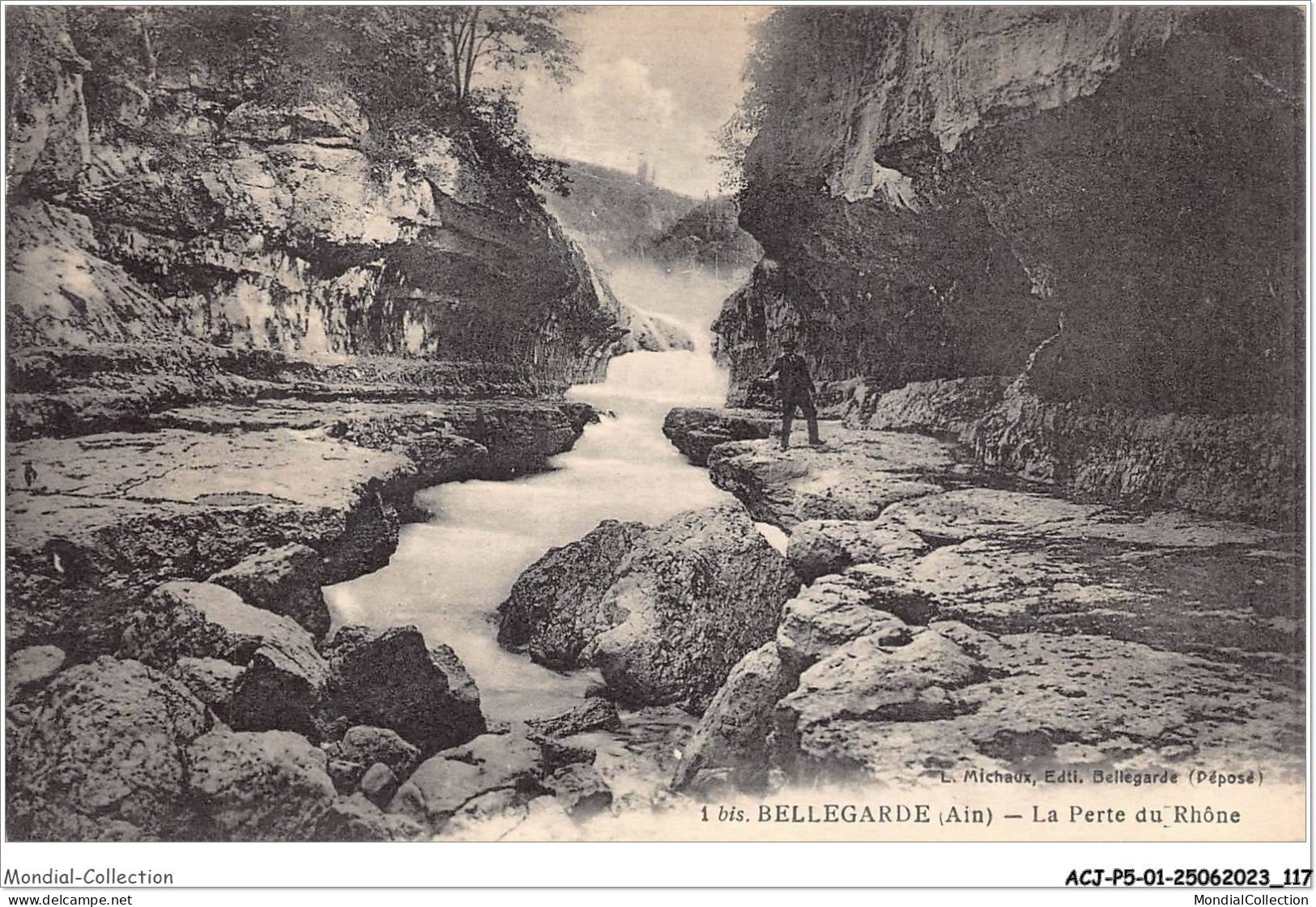 ACJP5-01-0377 - BELLEGARDE - La Perte Du Rhone  - Bellegarde-sur-Valserine