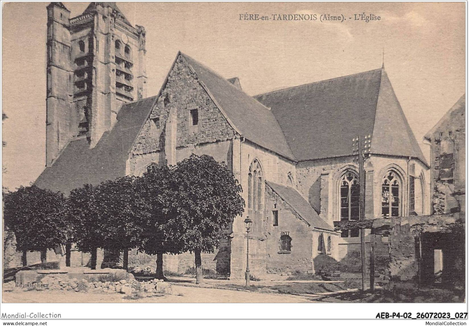 AEBP4-02-0301 - FERE-en-TARDENOIS - L'Eglise  - Fere En Tardenois