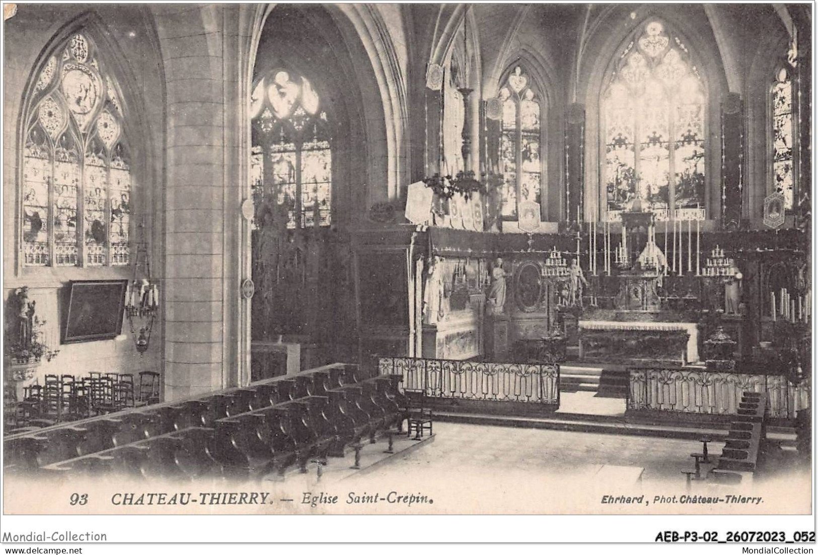 AEBP3-02-0216 - CHATEAU-THIERRY - L'Eglise Saint-Crépin  - Chateau Thierry