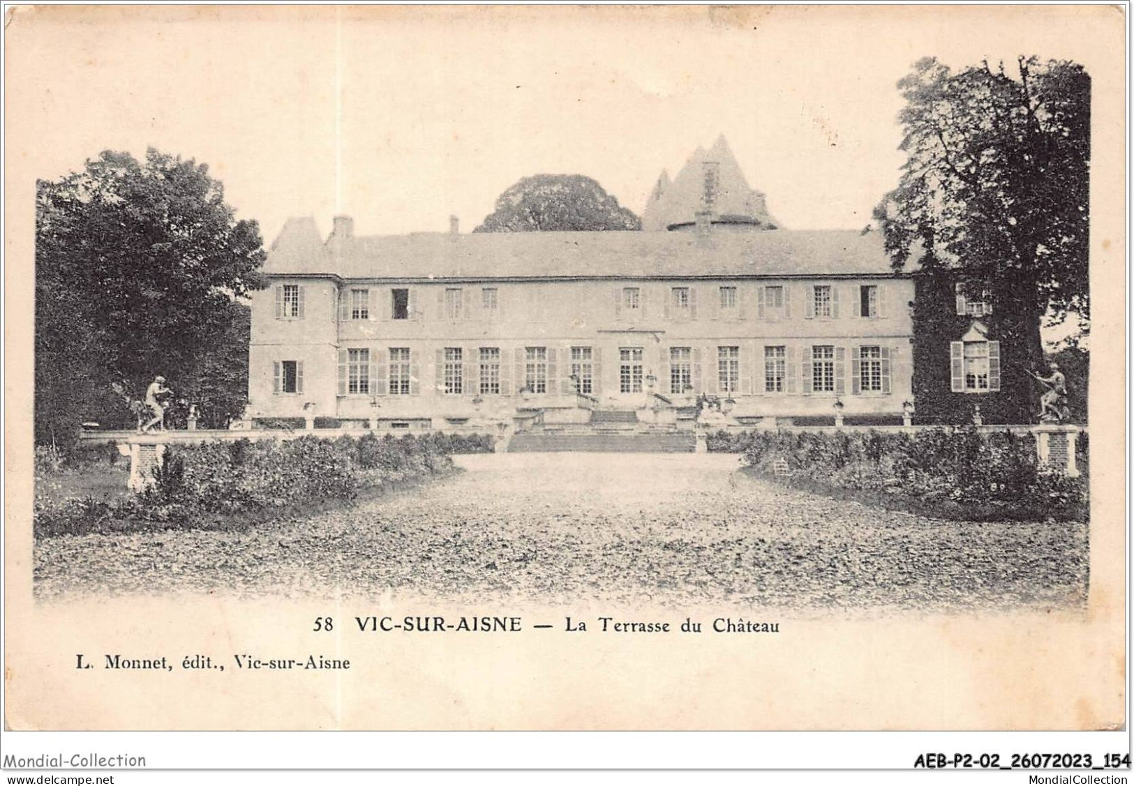 AEBP2-02-0173 - VIC-SUR-AISNE - La Terrasse Du Château - Vic Sur Aisne
