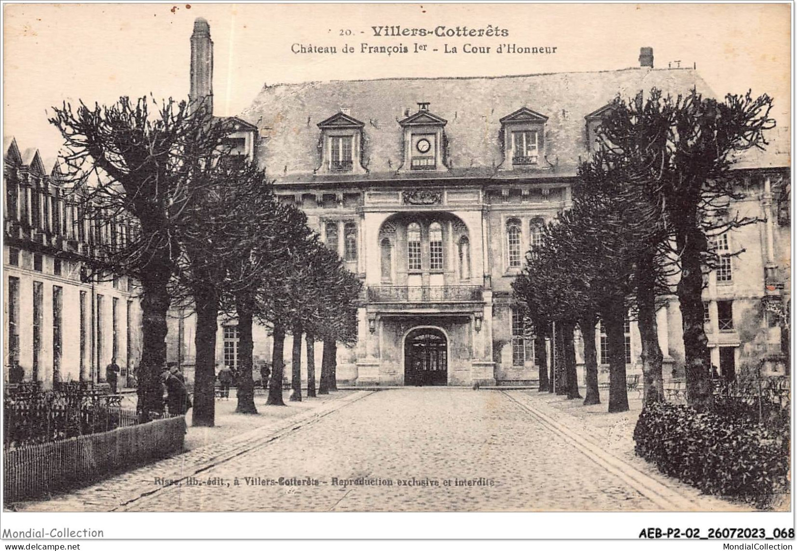 AEBP2-02-0130 - VILLERS-COTTERETS - Château De François Ier - La Cour D'Honneur  - Villers Cotterets