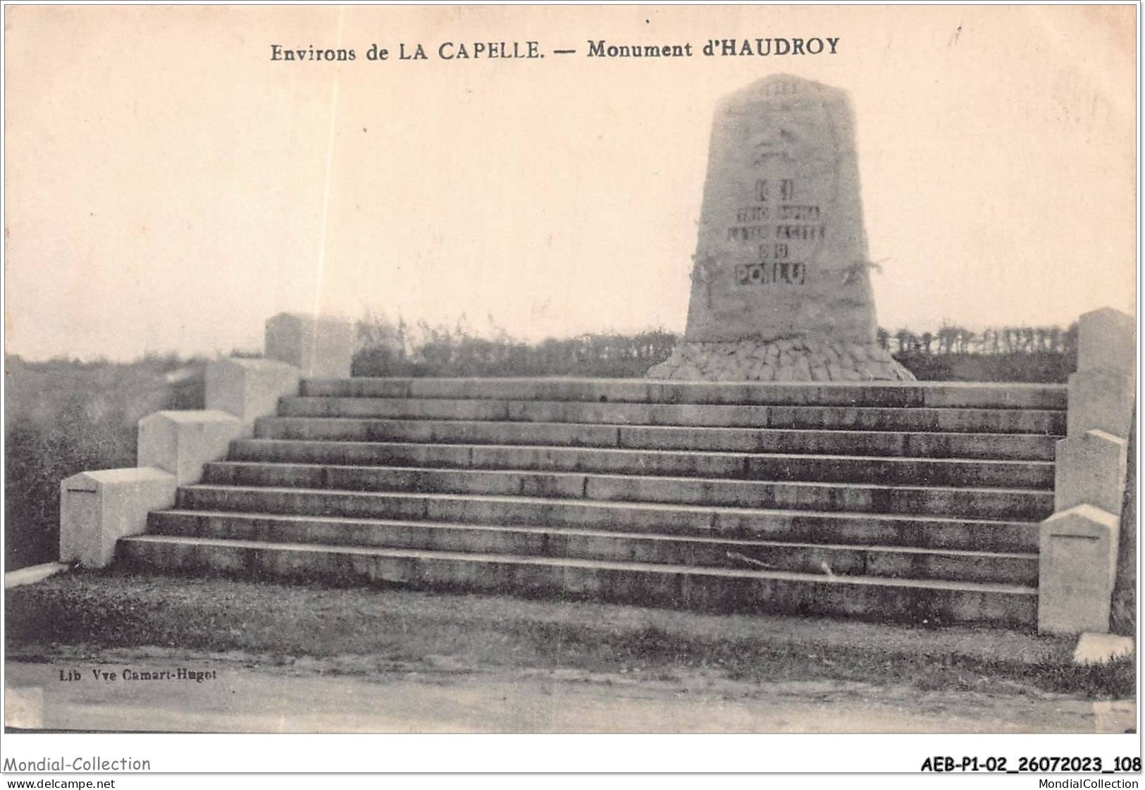AEBP1-02-0055 - ENVIRONS DE LA CAPELLE - Monument D'HAUDROY - Vervins