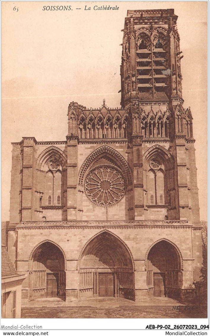 AEBP9-02-0824 - SOISSONS - La Cathédrale  - Soissons