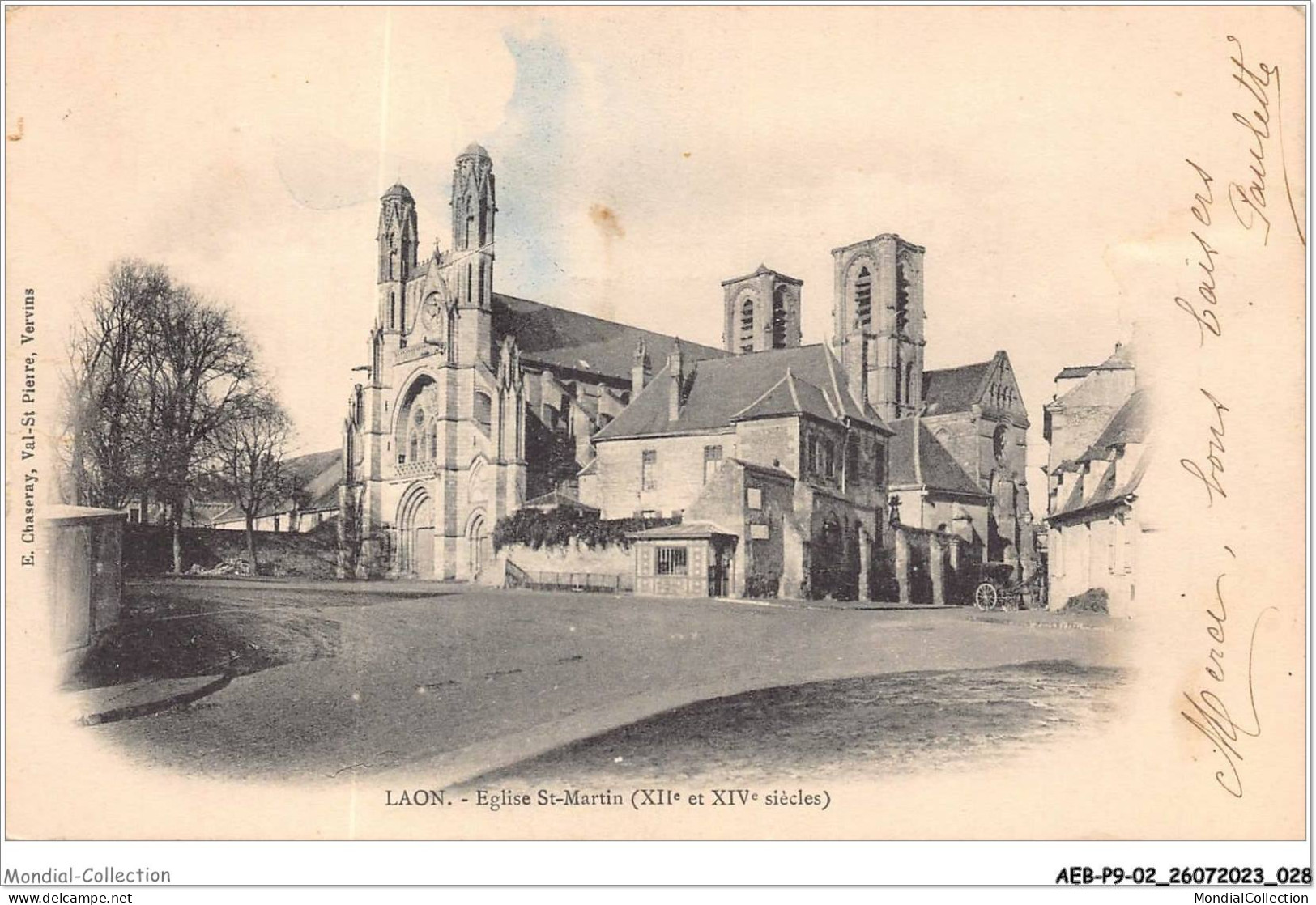 AEBP9-02-0791 - LAON - Eglise St-Martin - XIIe Et XIVe Siècles - Laon