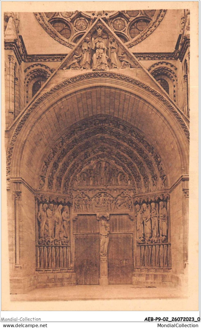 AEBP9-02-0777 - LAON - Le Grand Portail De La Cathédrale  - Laon